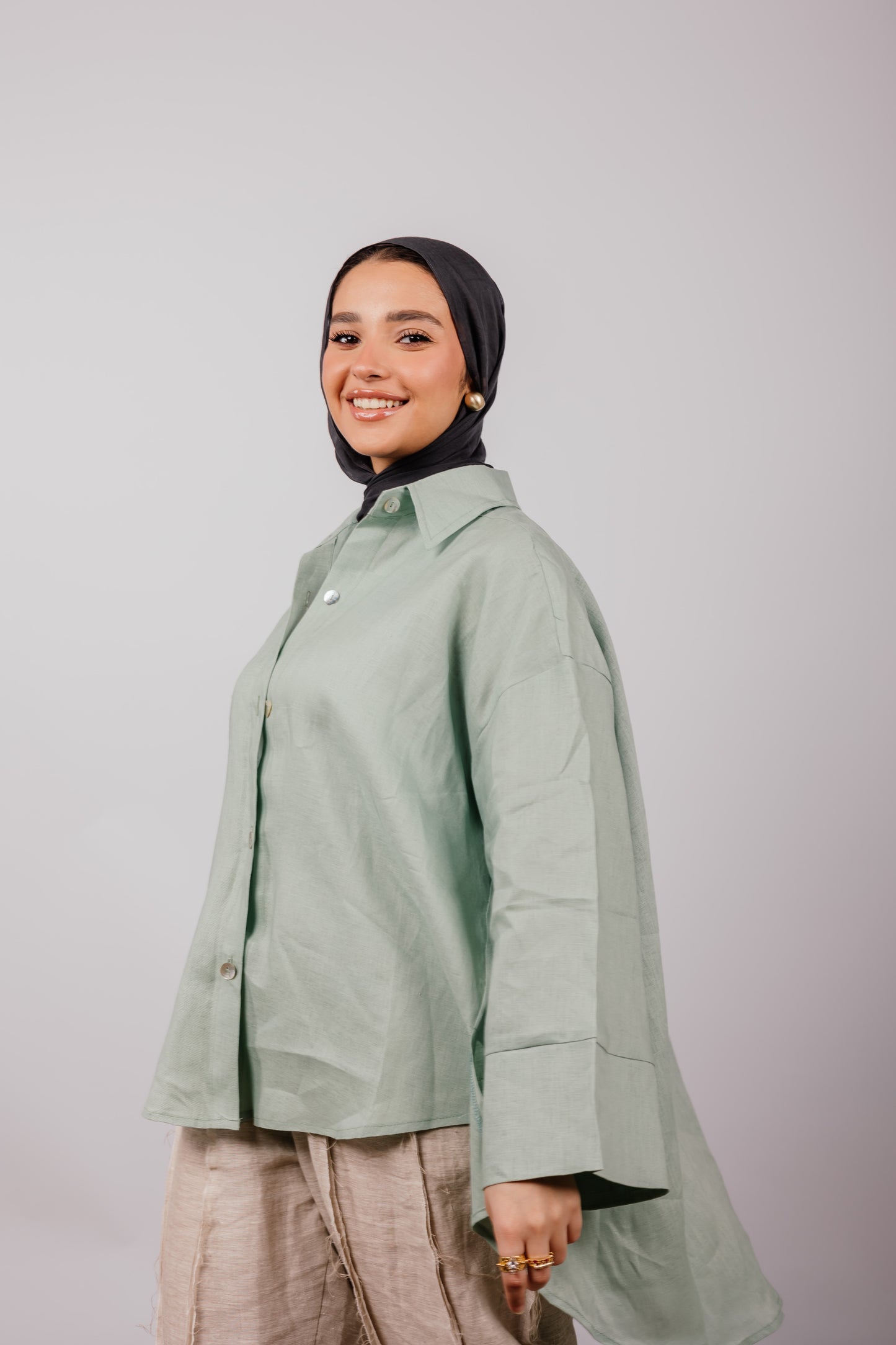 Basic Shirt In Mint