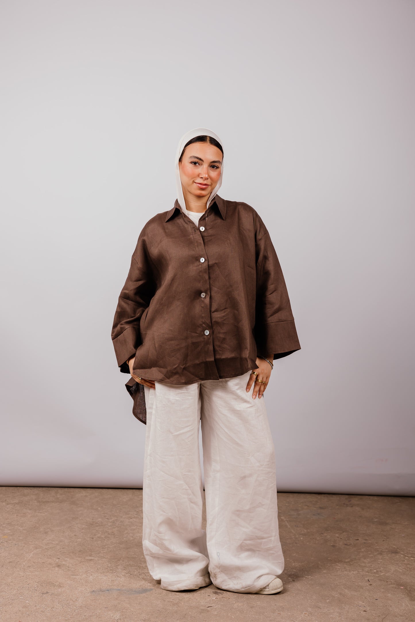 Basic Shirt In Brown