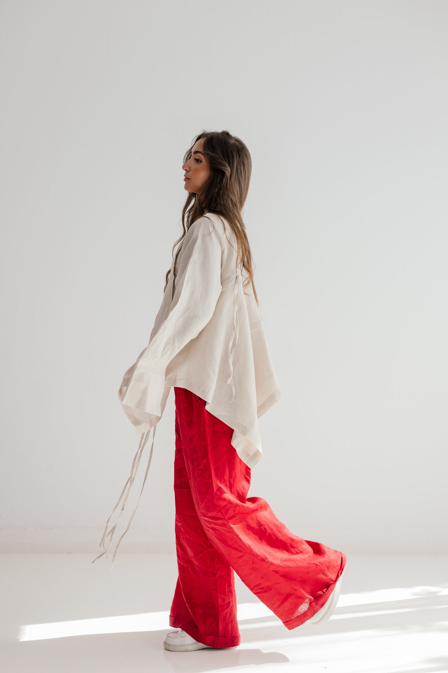 Elastic Kimono In Creamy