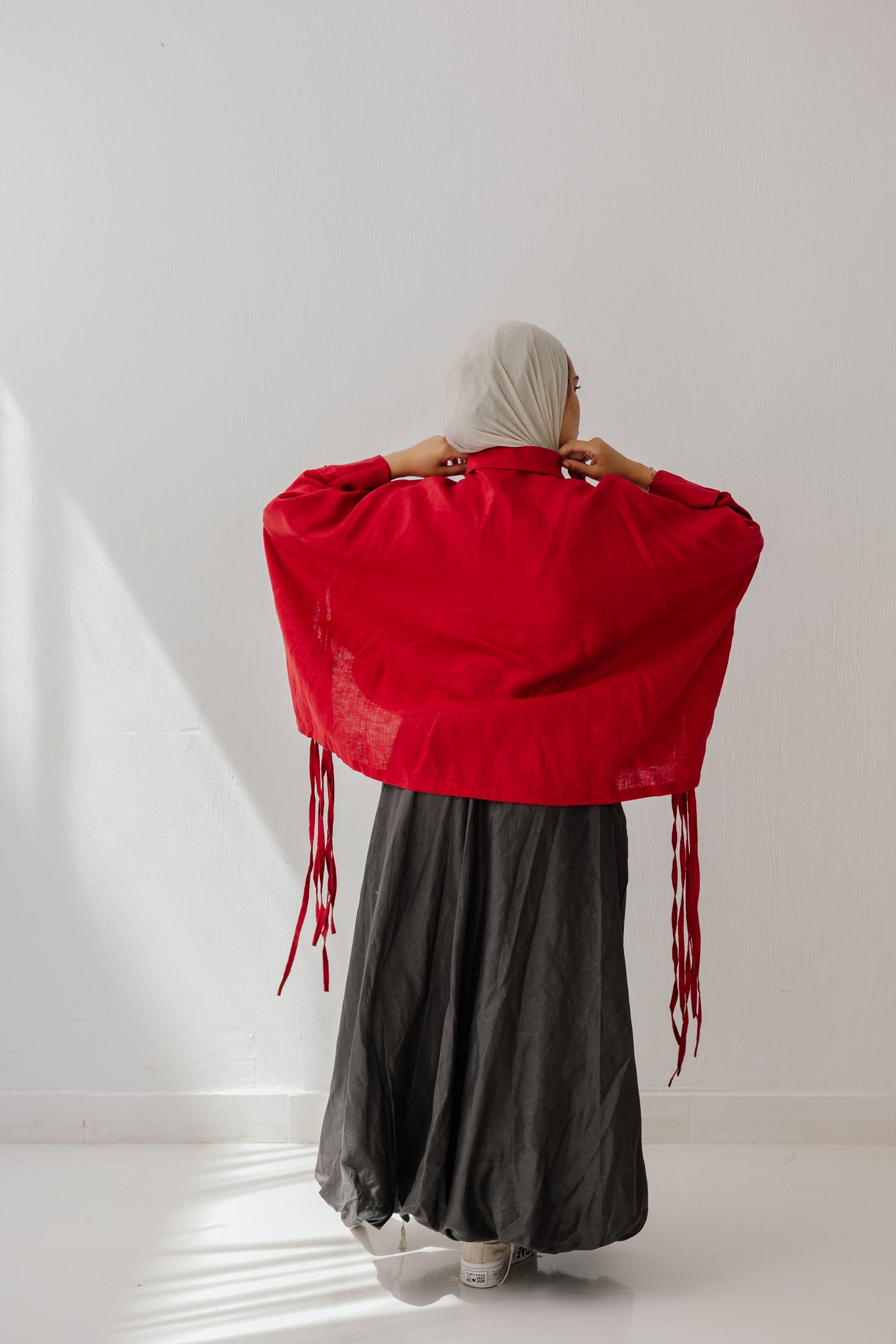 Fringes Shirt In Red