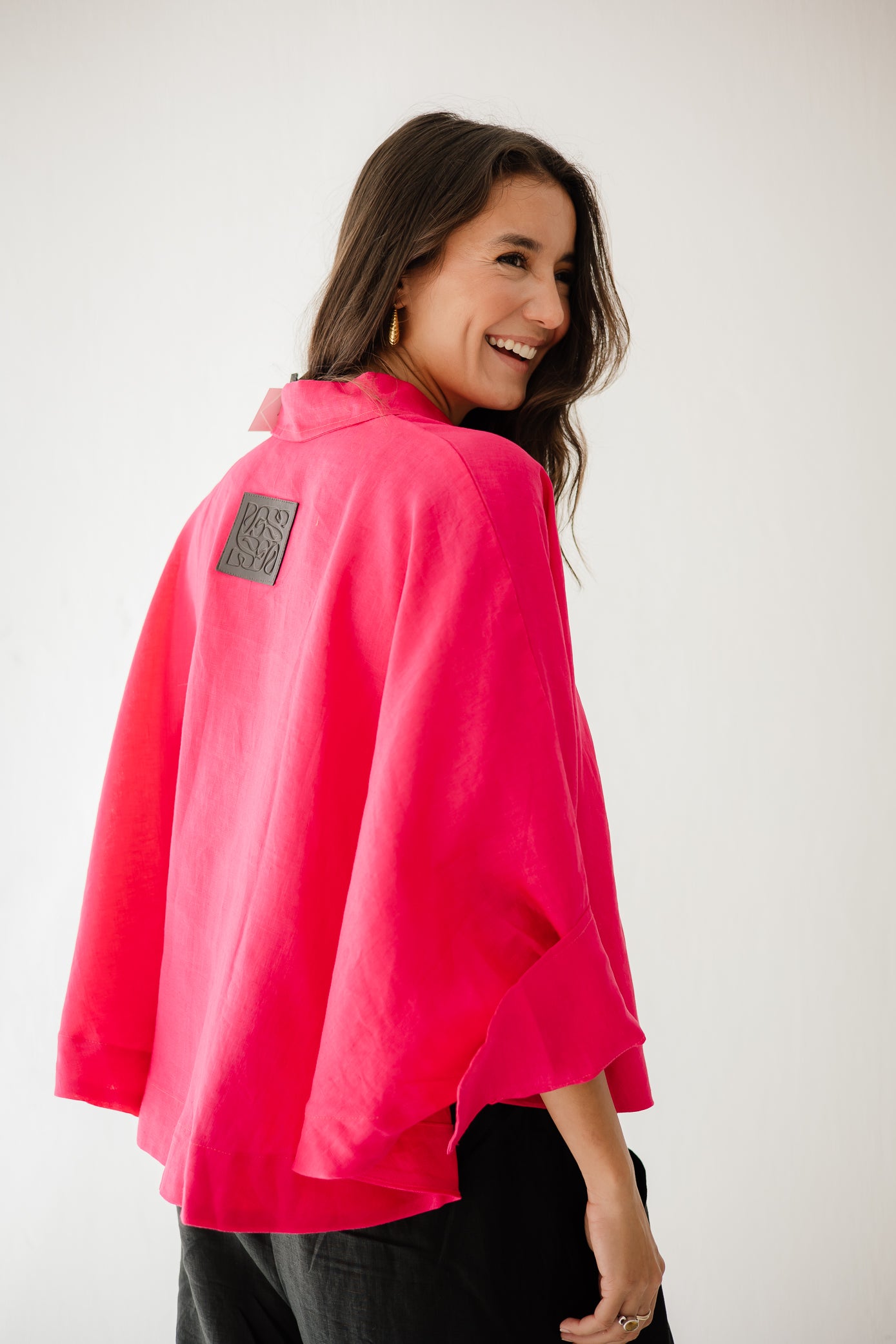 Butterfly Shirt In Fuchsia