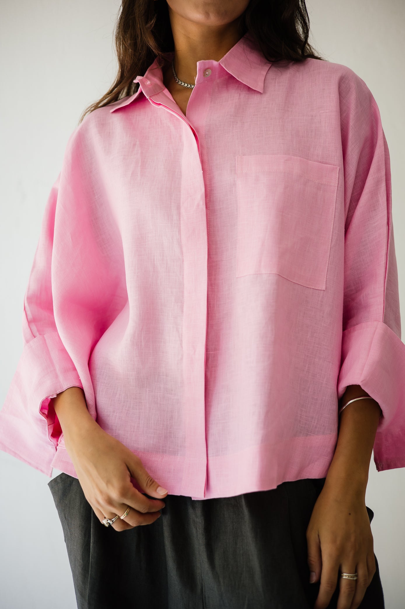 Butterfly Shirt In Pink