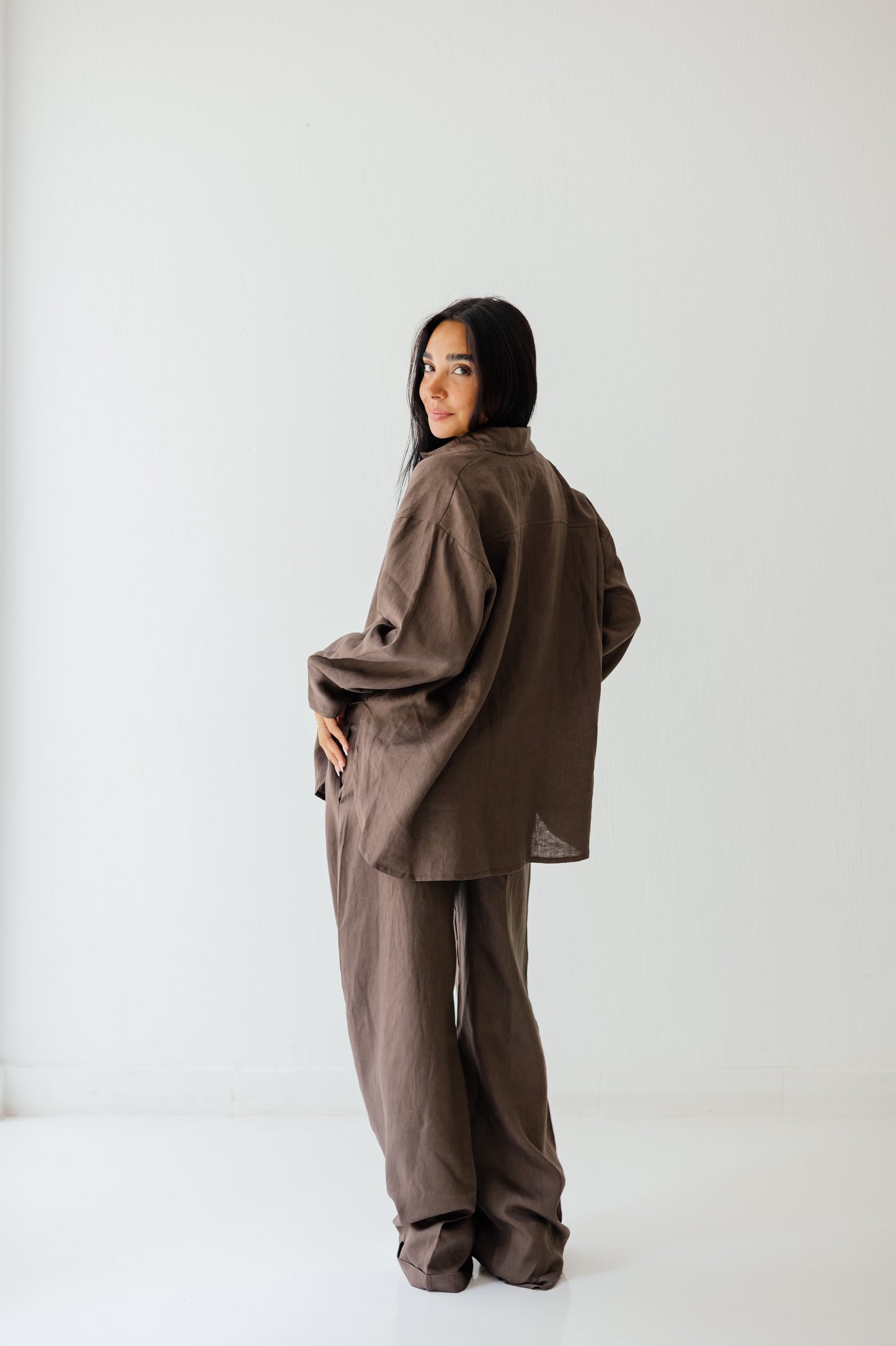 Basic Pant In Brown