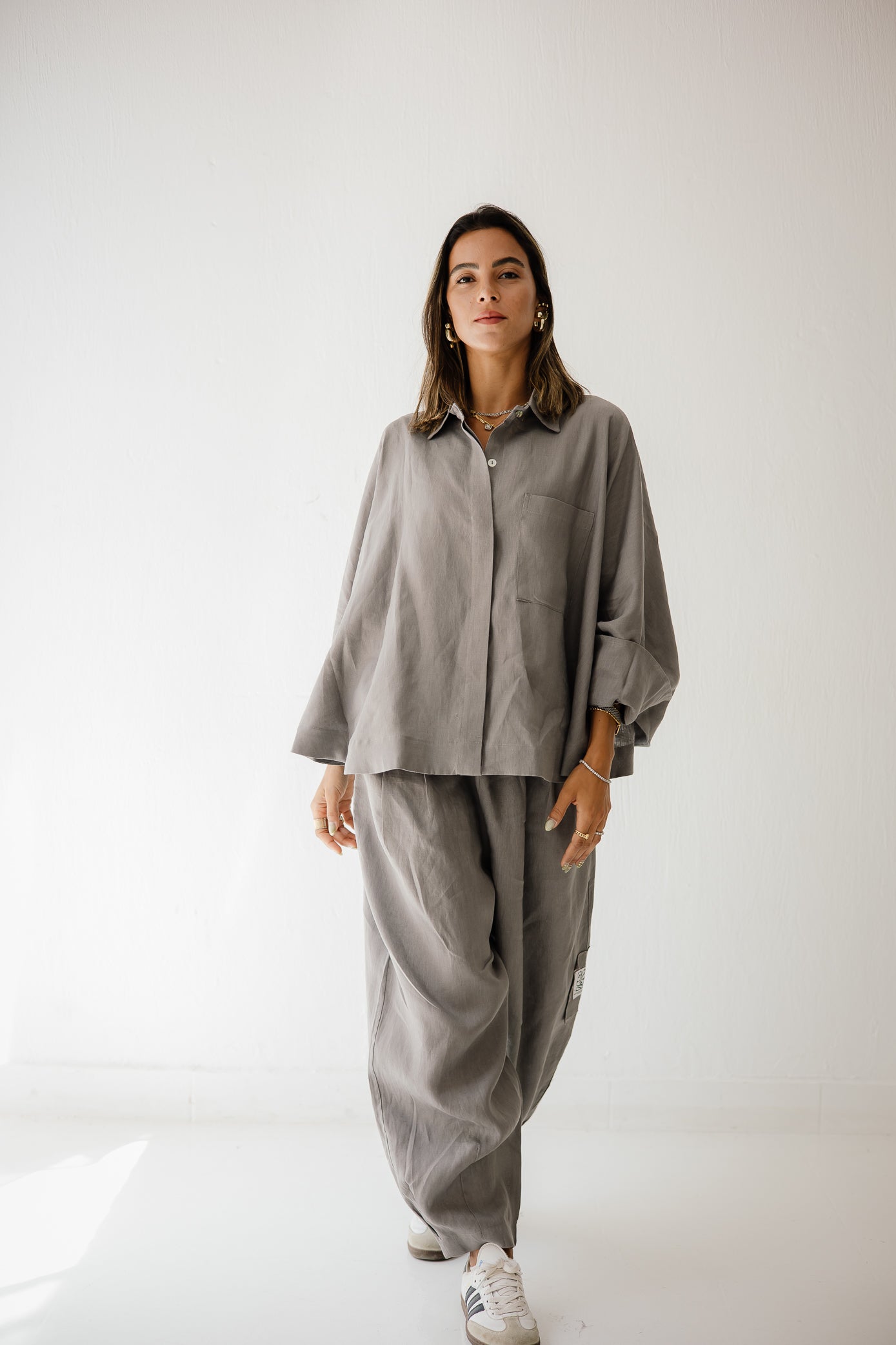 Balloon Pant In Grey