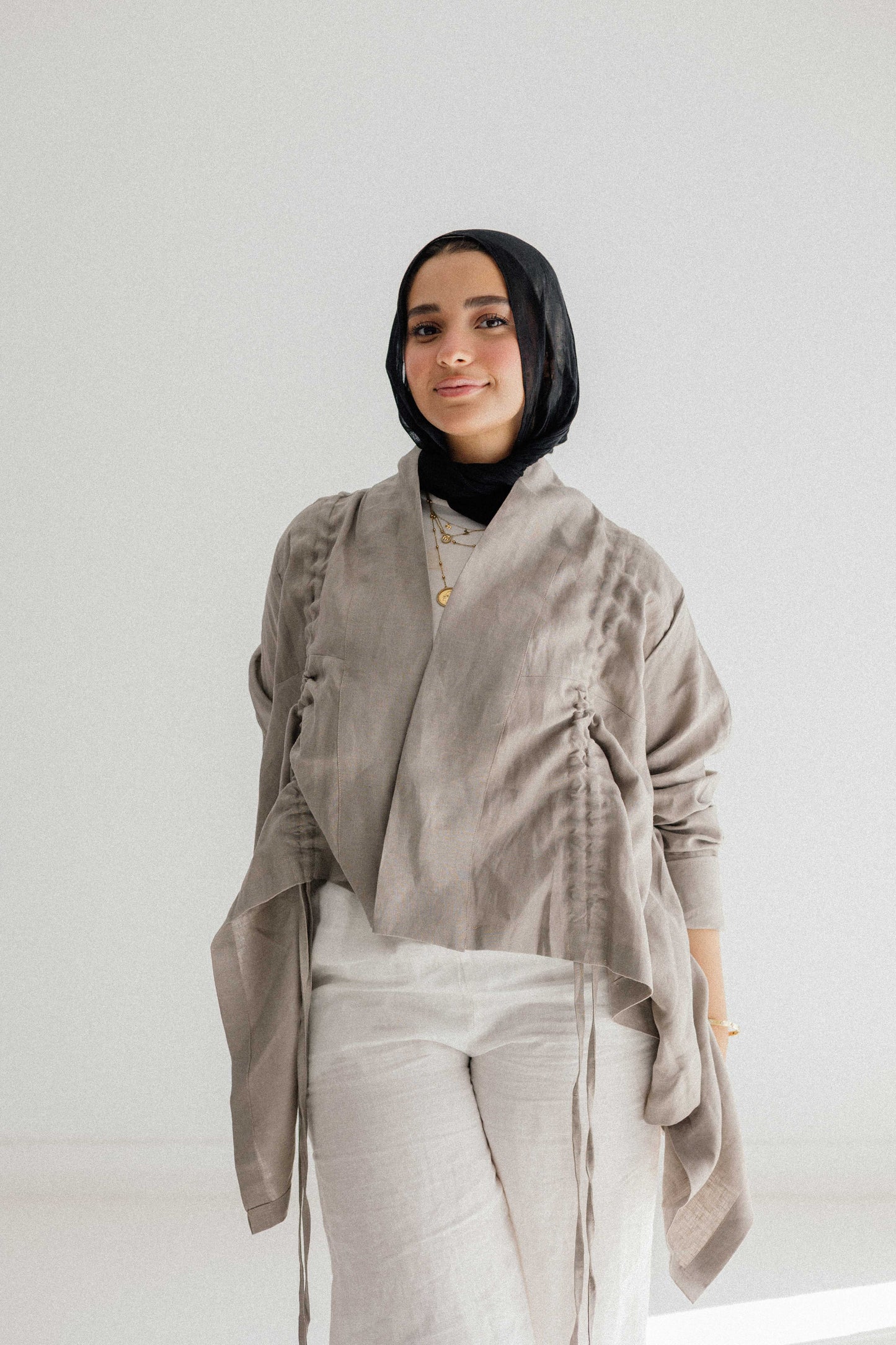 Elastic Kimono In Griesh