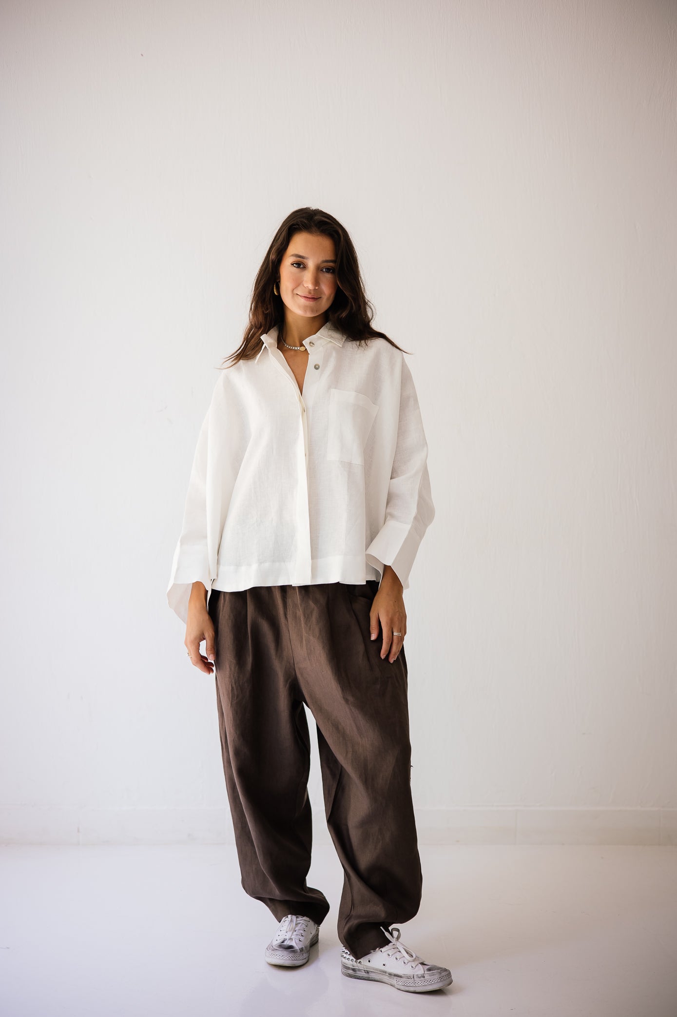 Butterfly Shirt In White
