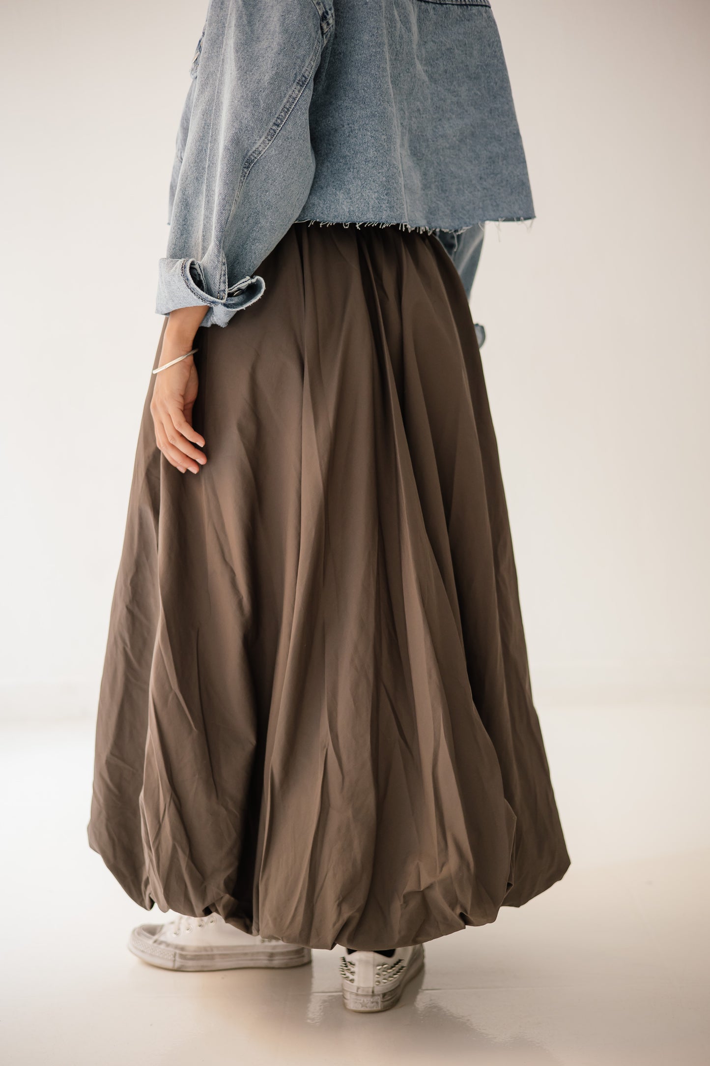 Balloon Skirt In Griesh