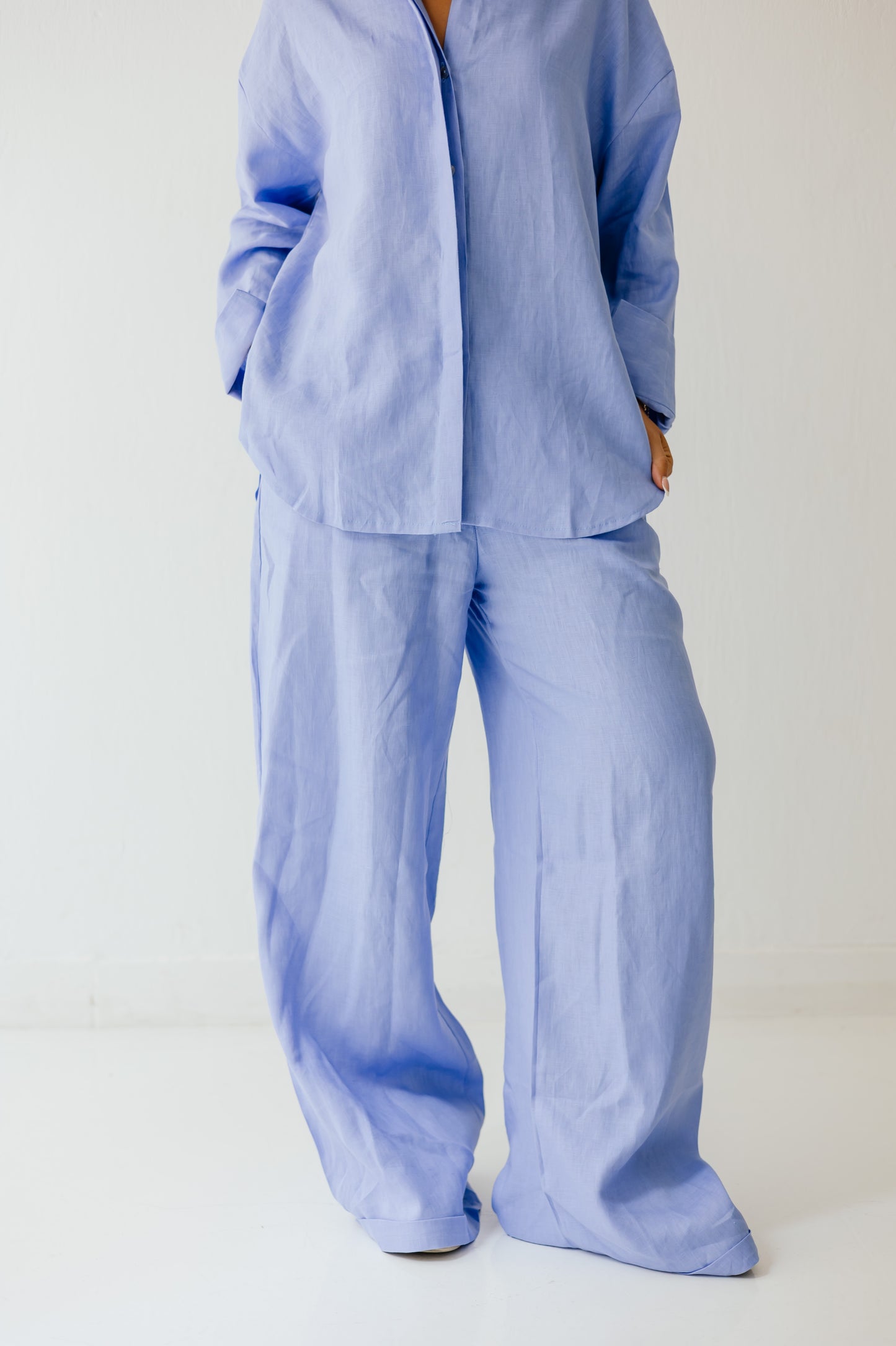 Basic Pant In Blue