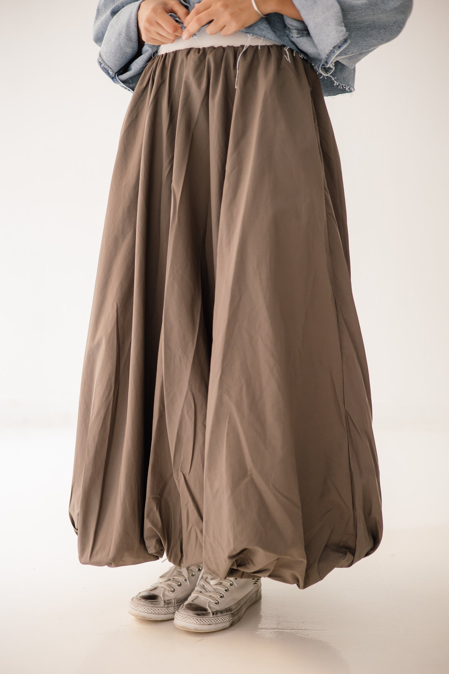 Balloon Skirt In Griesh