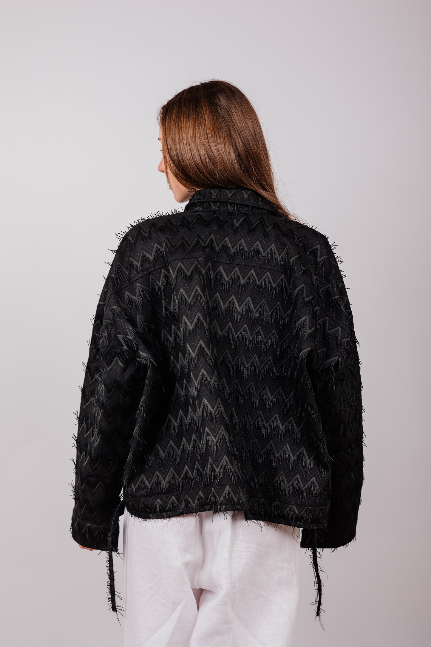 Embroidery Shirt In Black