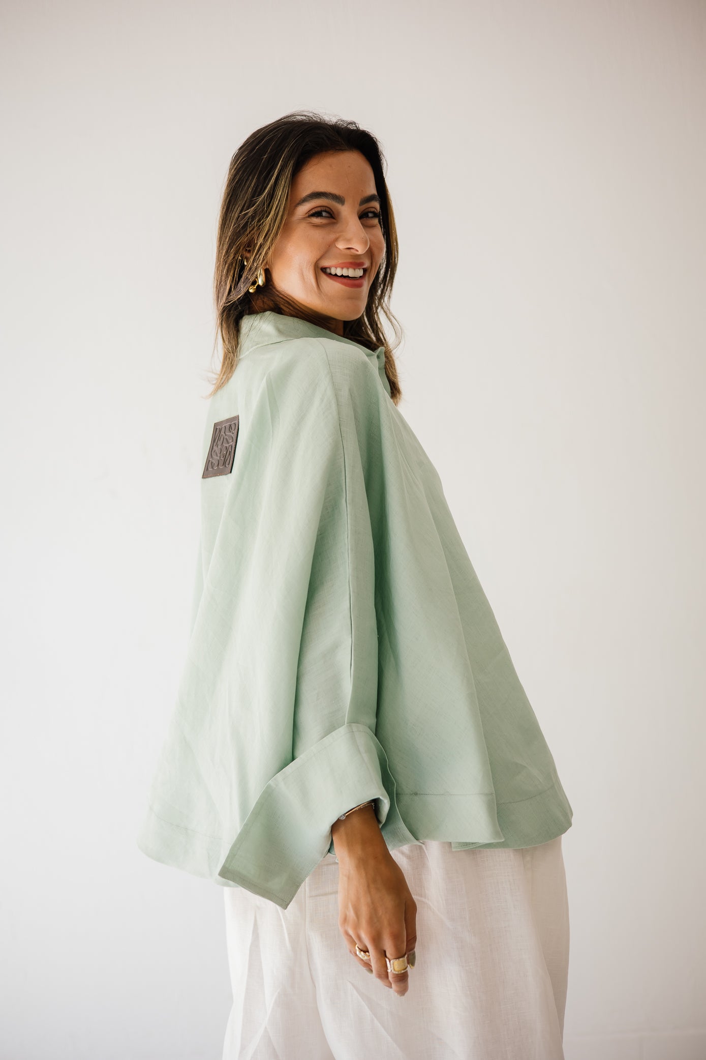 Butterfly Shirt In Mint