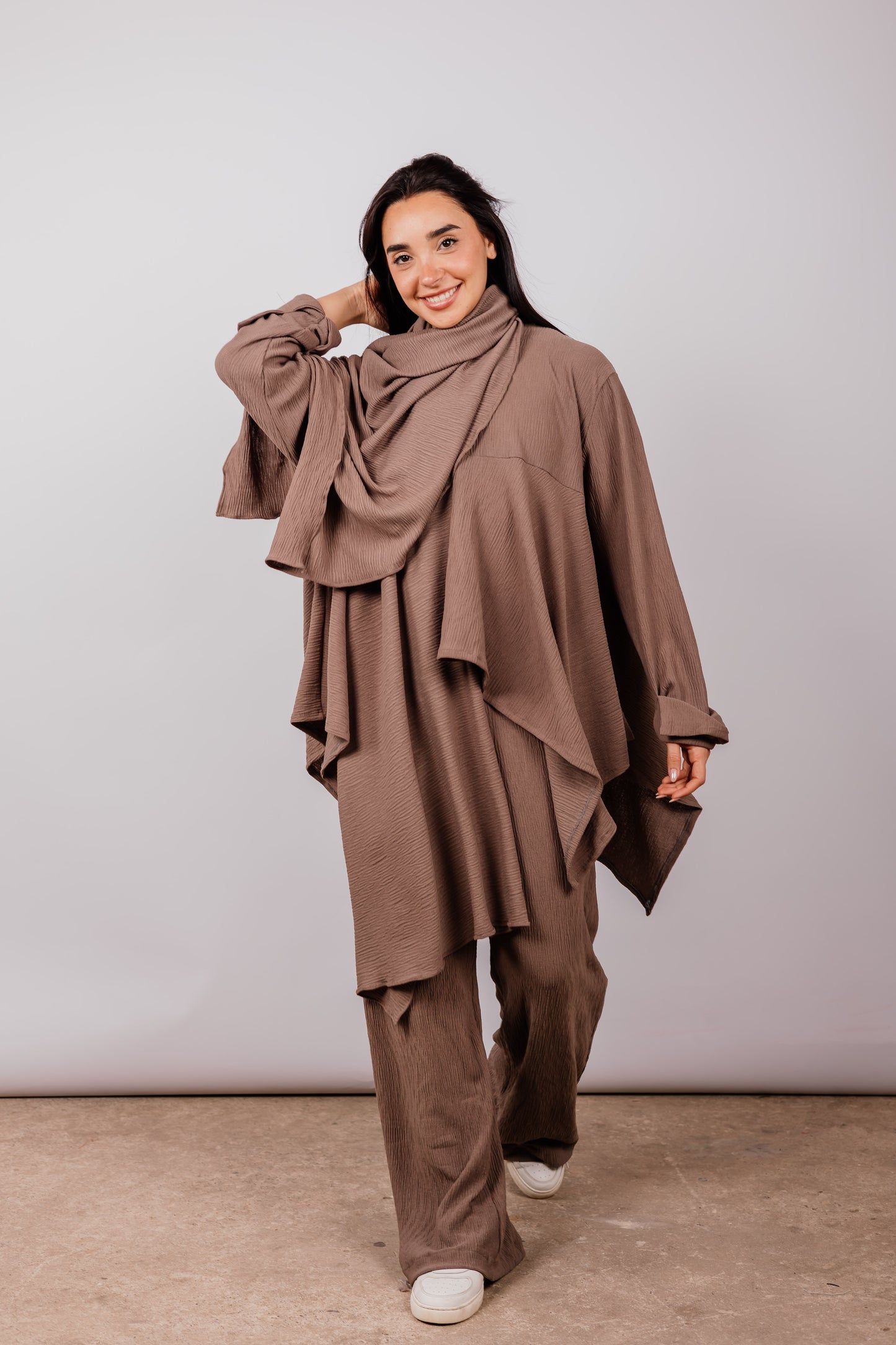 Crushed Set In Brown