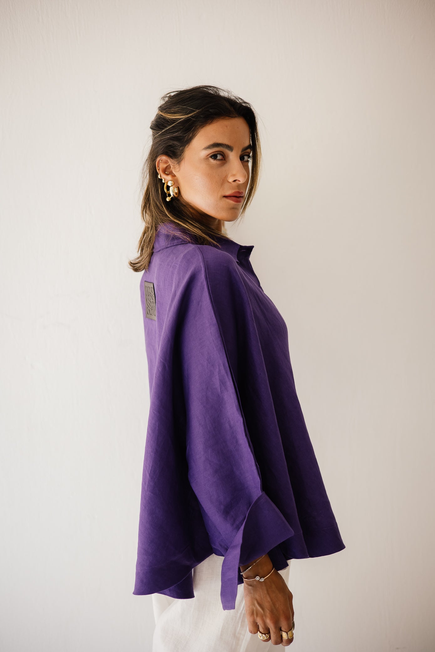 Butterfly Shirt In Purple