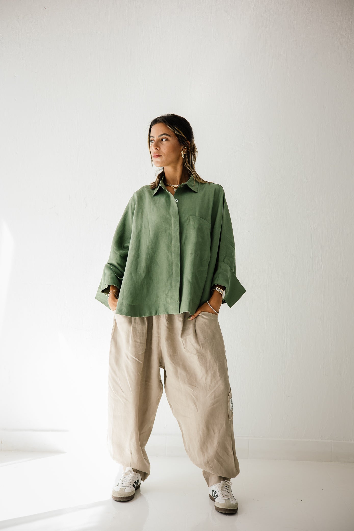 Butterfly Shirt In Olive