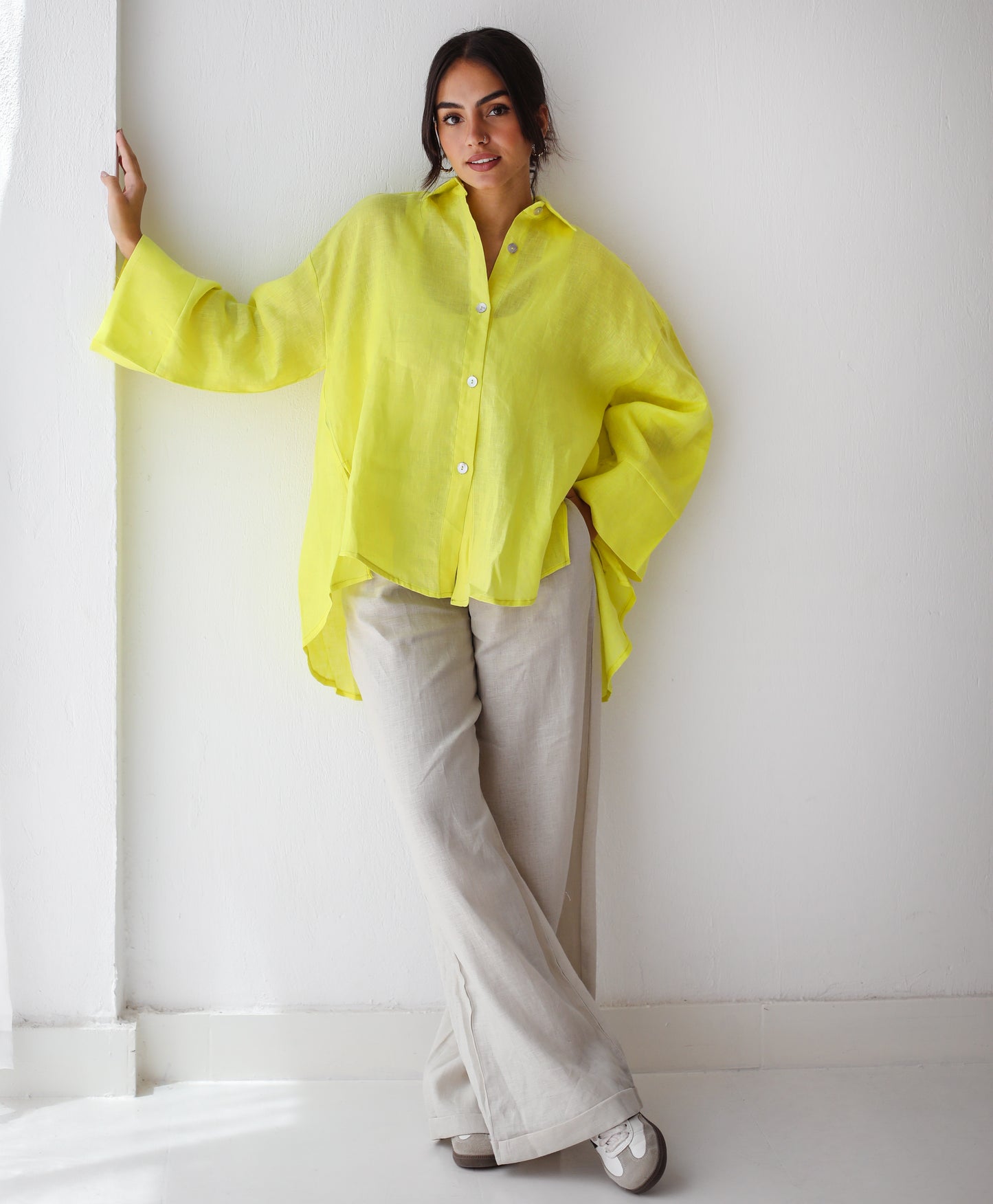 Basic Shirt In Yellow