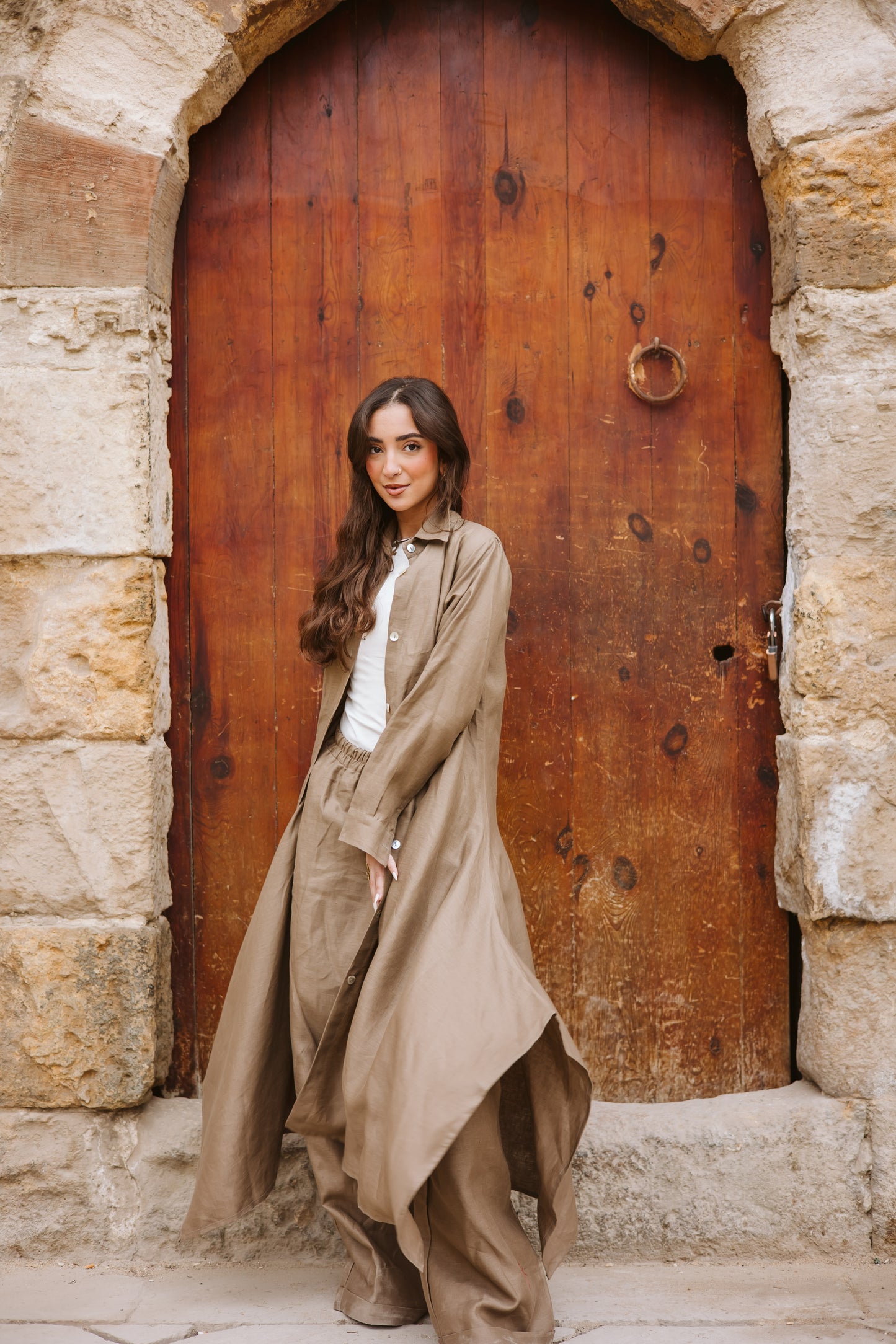 Long Shirt In Cafe
