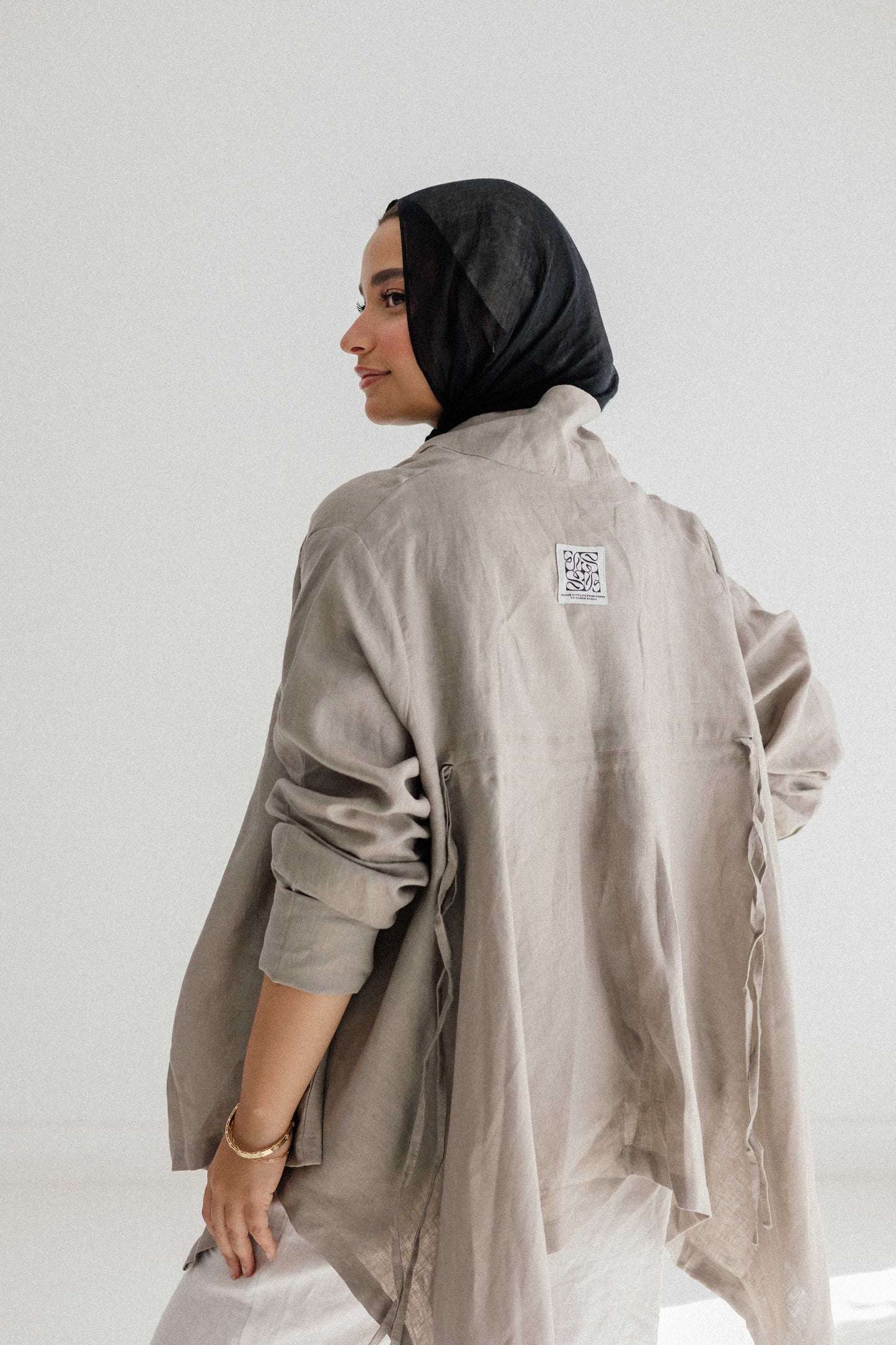 Elastic Kimono In Griesh