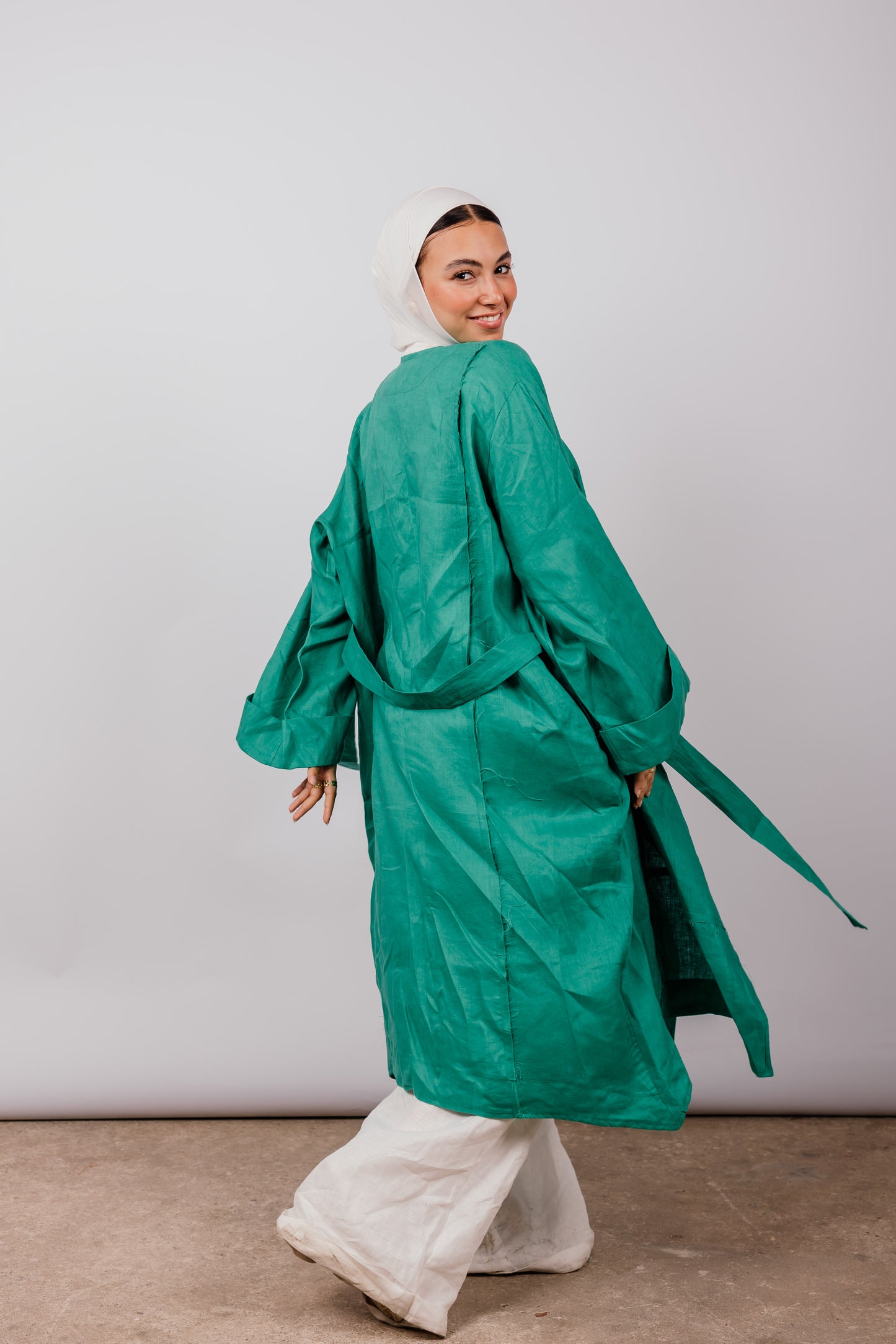 Basic Kimono In Green