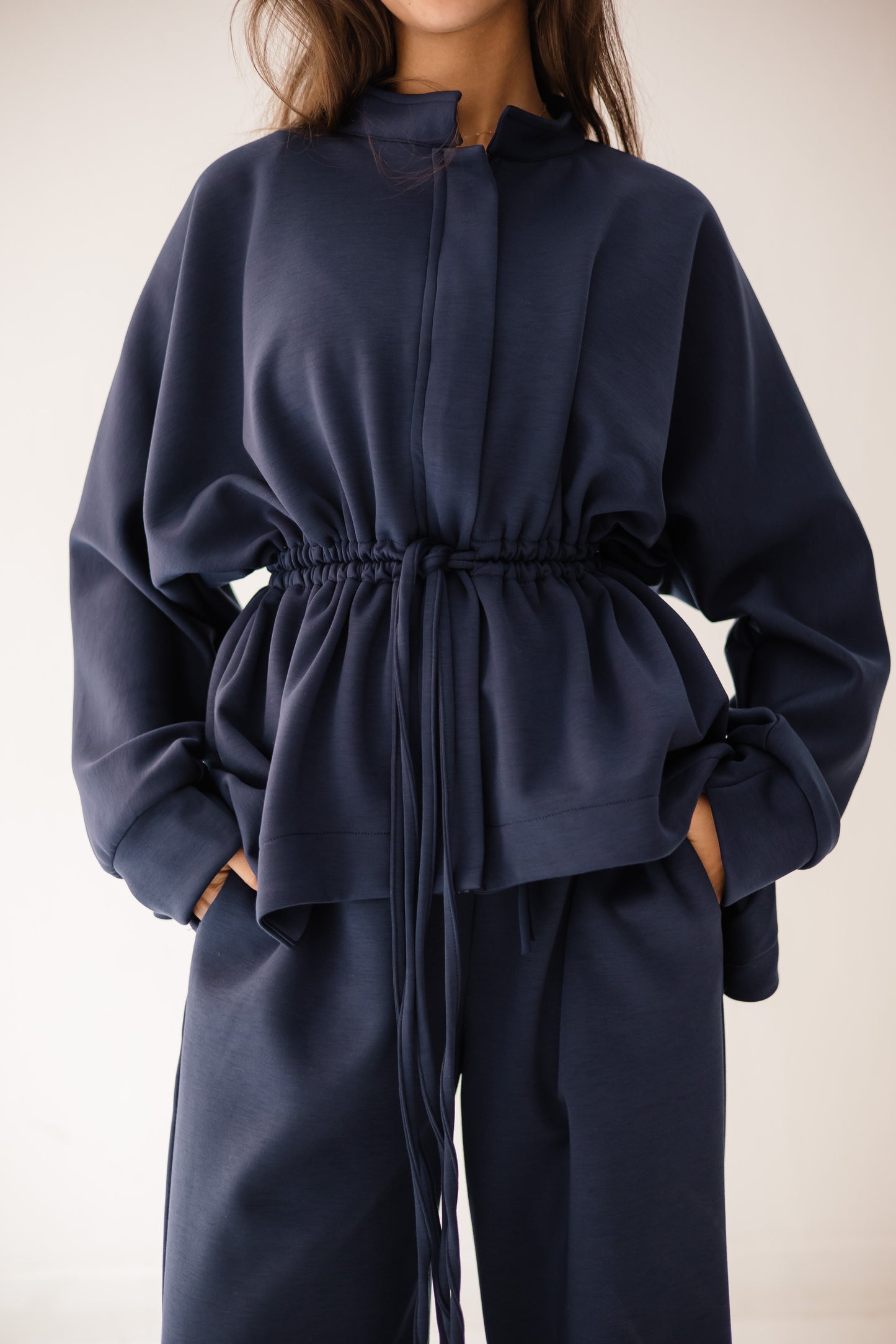 Elastic Set In Navy-blue
