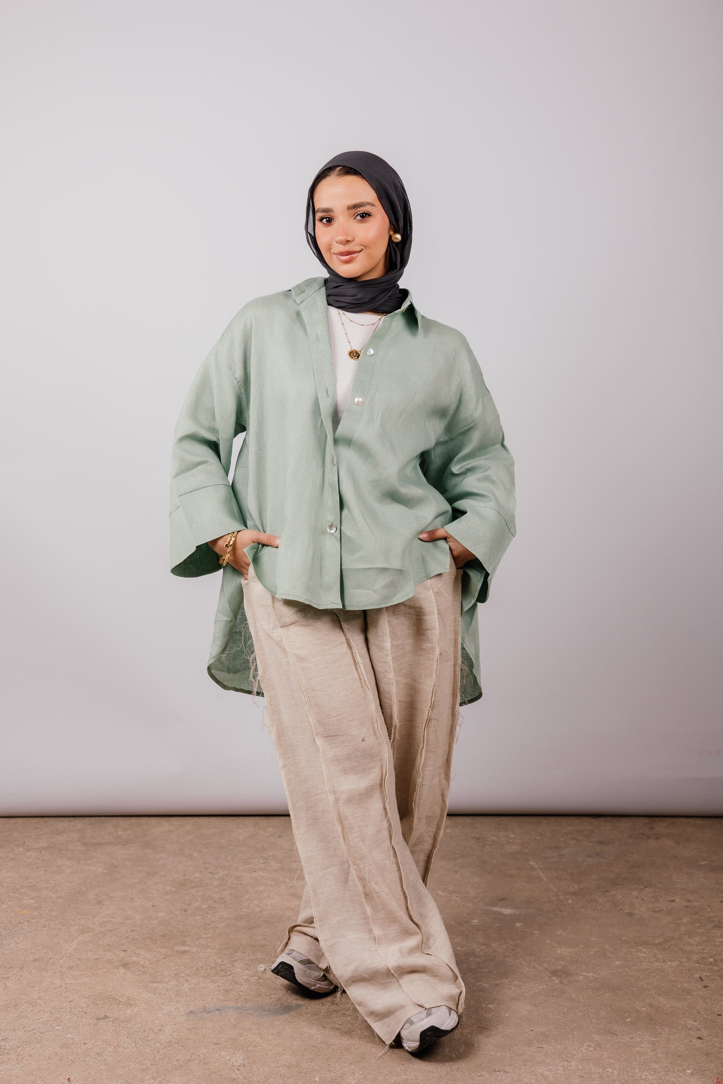 Basic Shirt In Mint