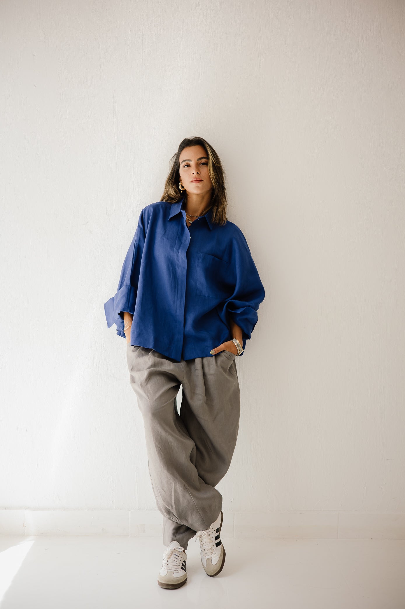 Butterfly Shirt In Royal Blue