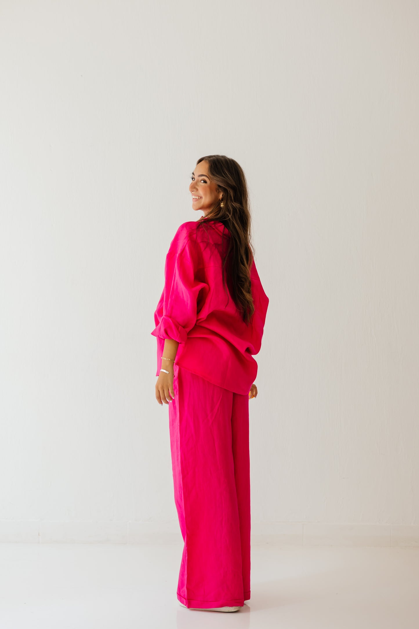Basic Pant In Fuchsia