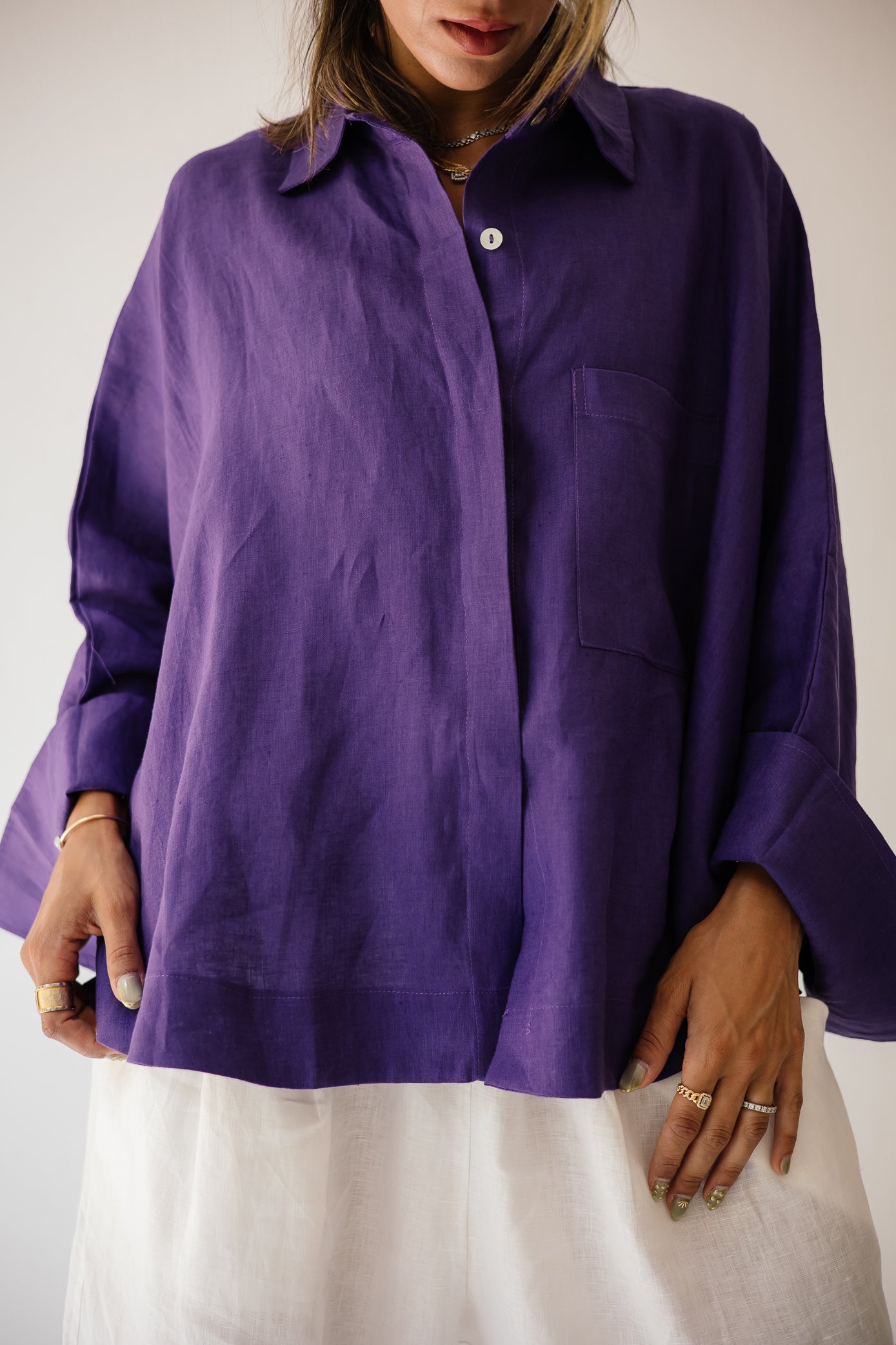 Butterfly Shirt In Purple