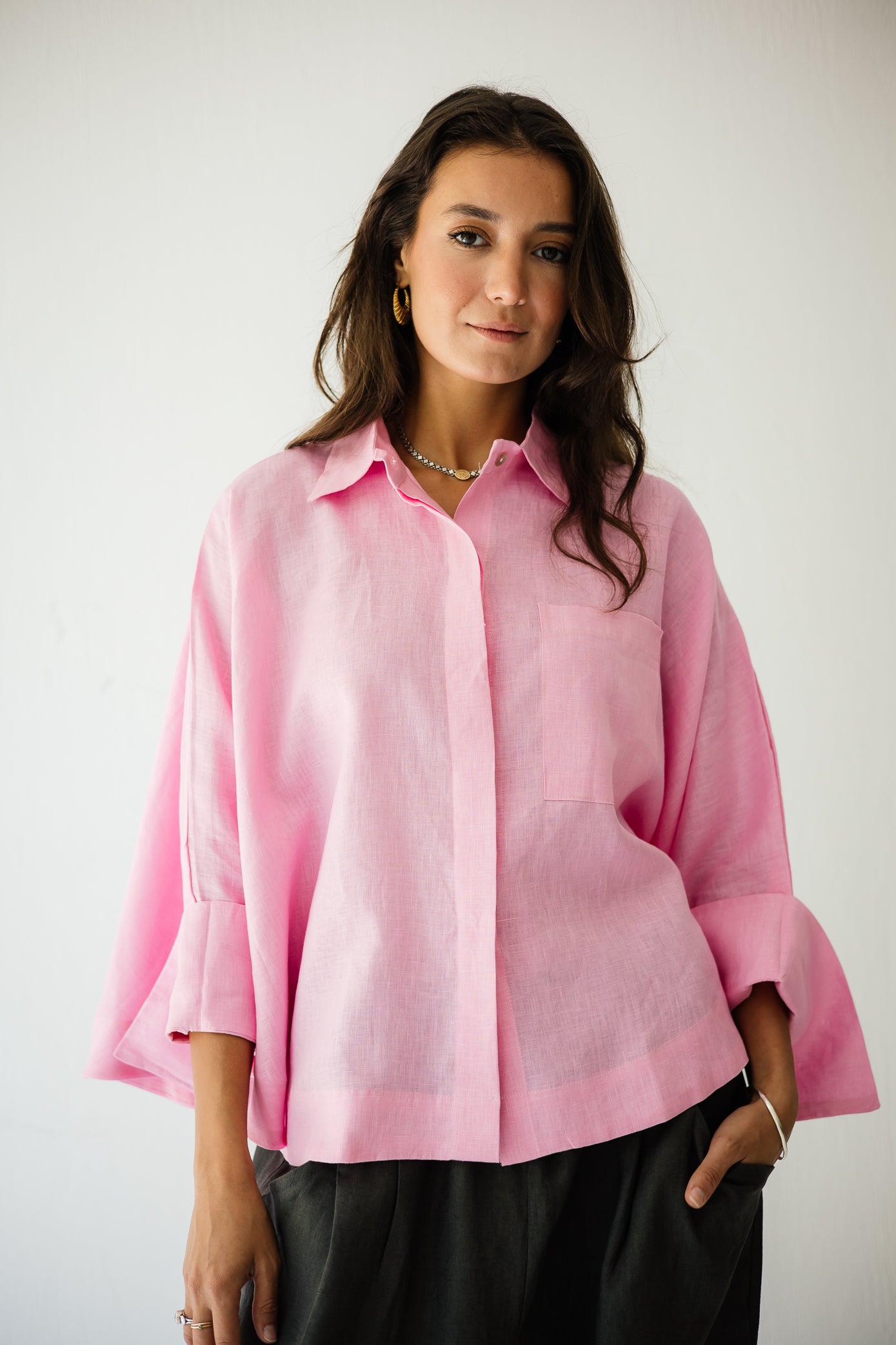 Butterfly Shirt In Pink