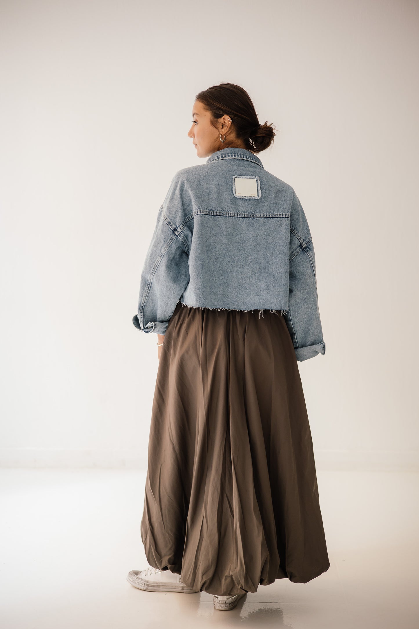 Balloon Skirt In Griesh