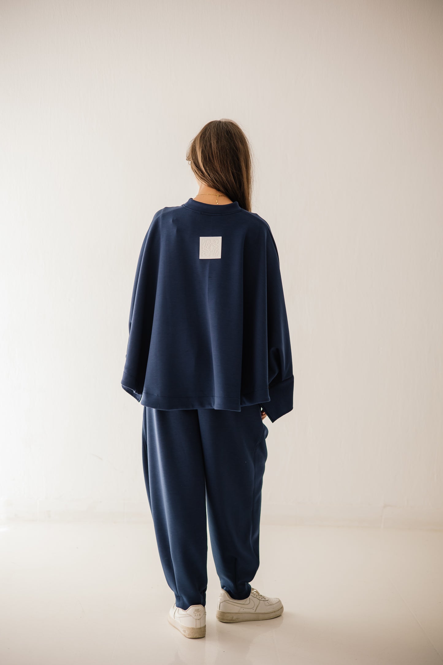 Butter-fly Set In Navy-blue
