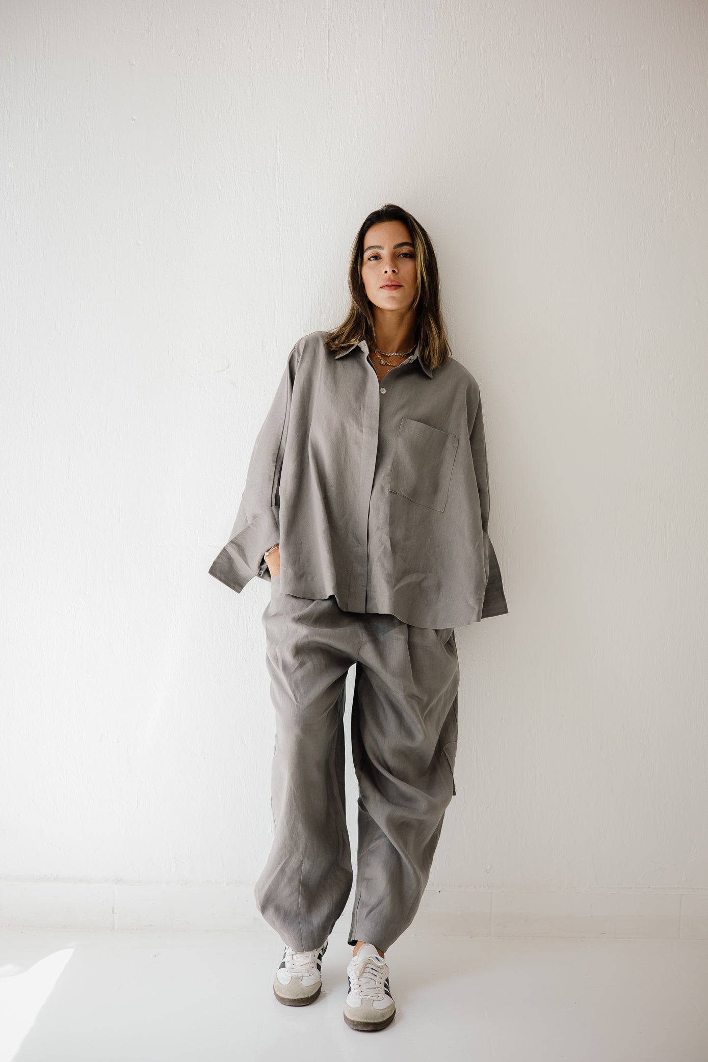 Balloon Pant In Grey