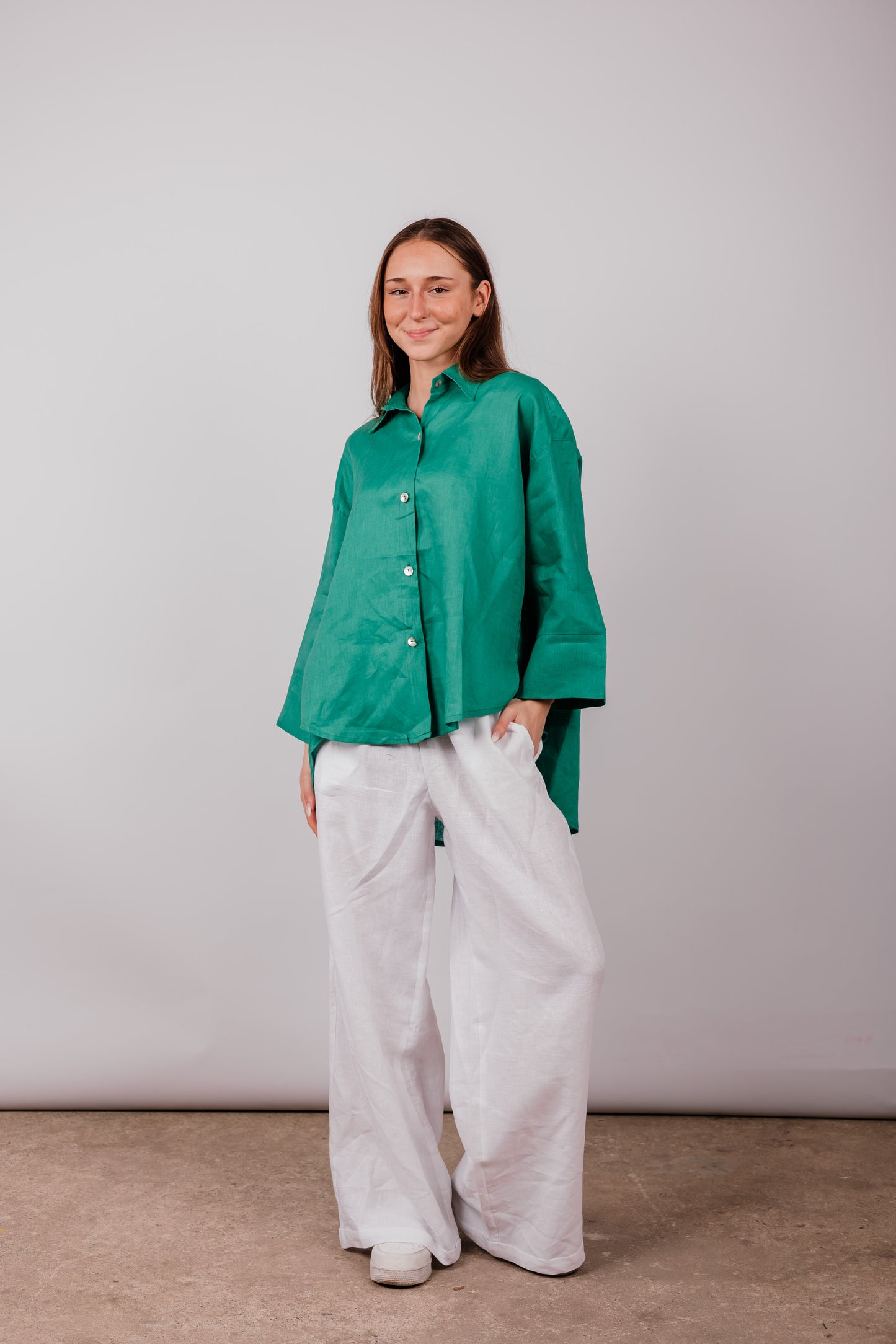 Basic Shirt in Green