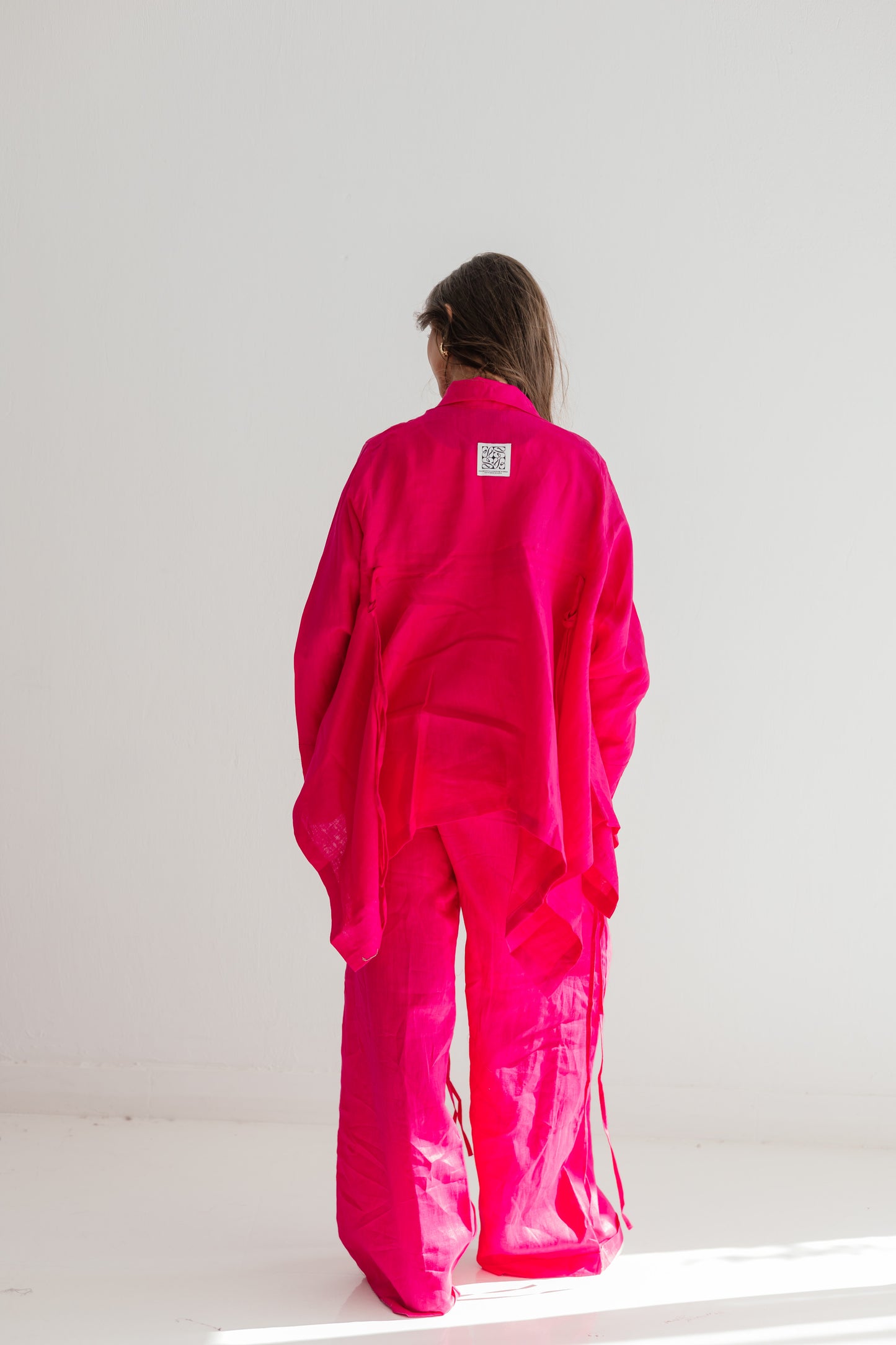 Elastic Kimono In Fuchsia
