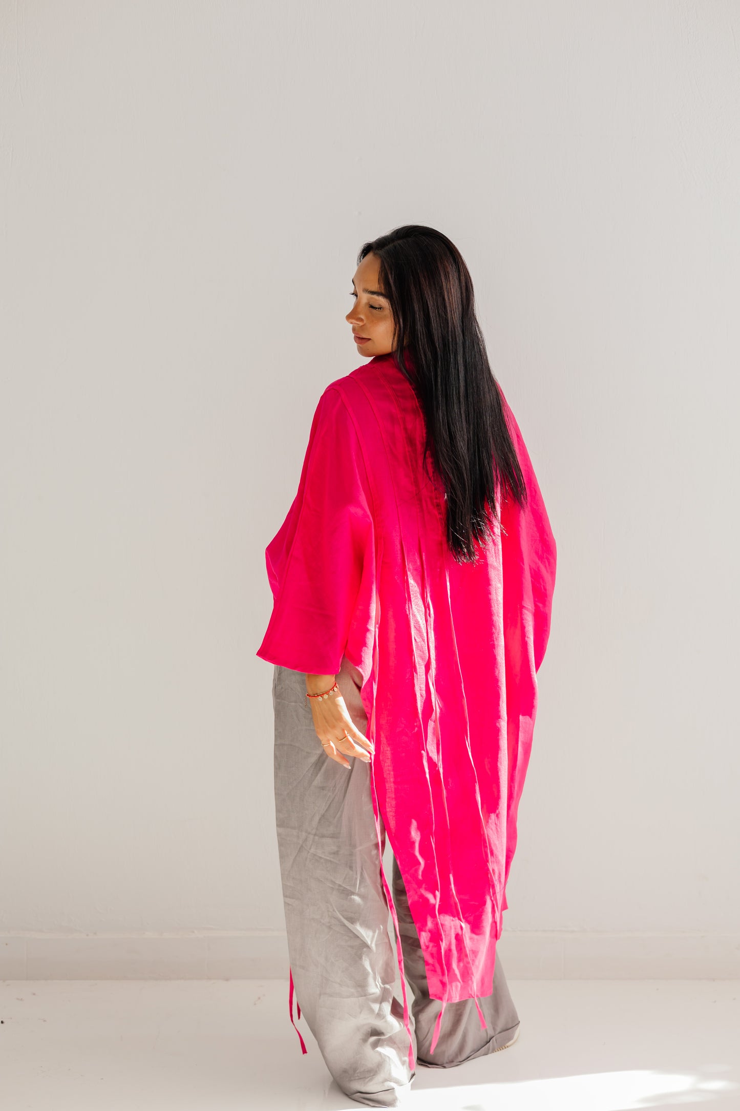 Side To Side Top In Fuchsia