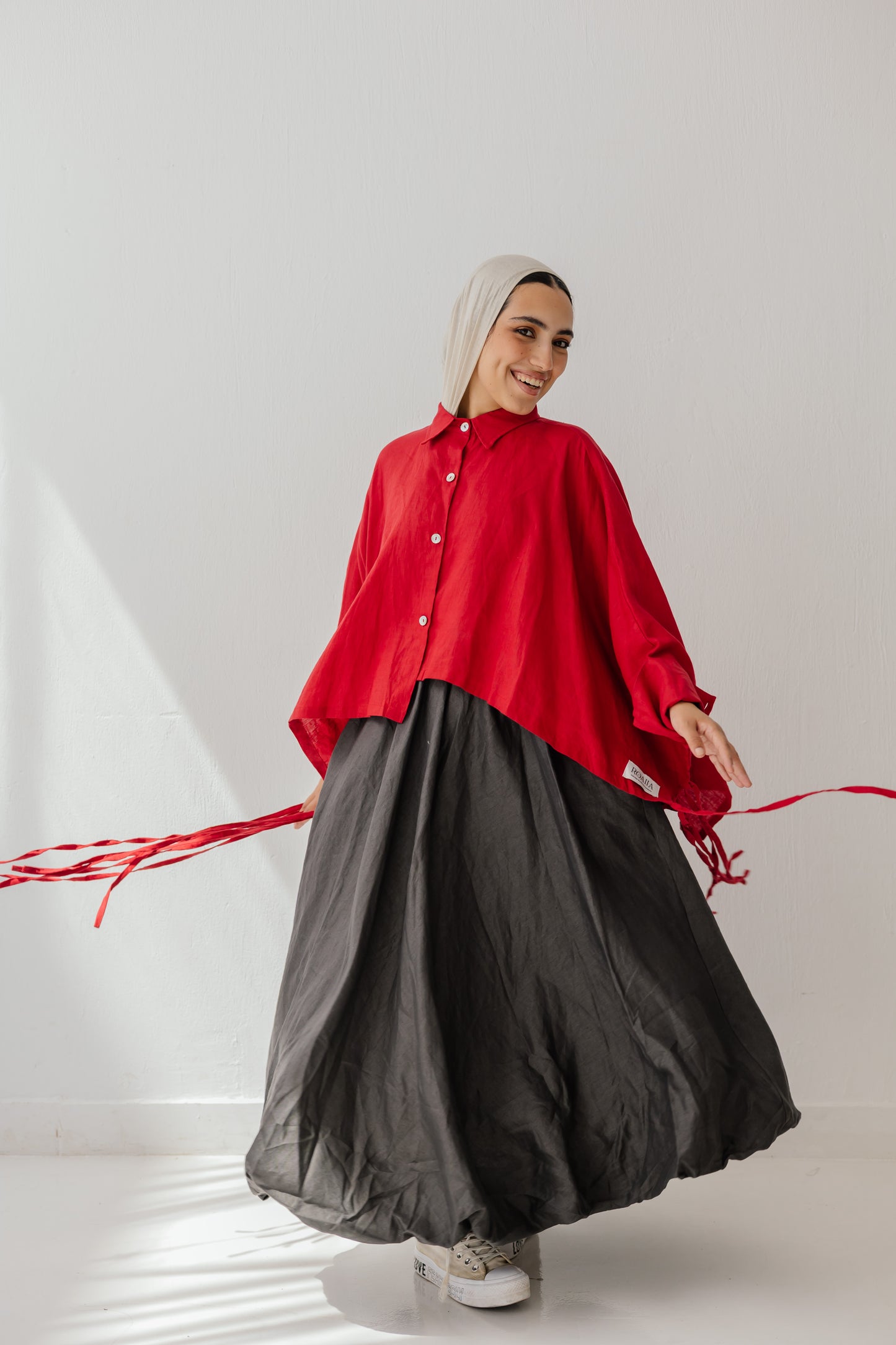 Fringes Shirt In Red