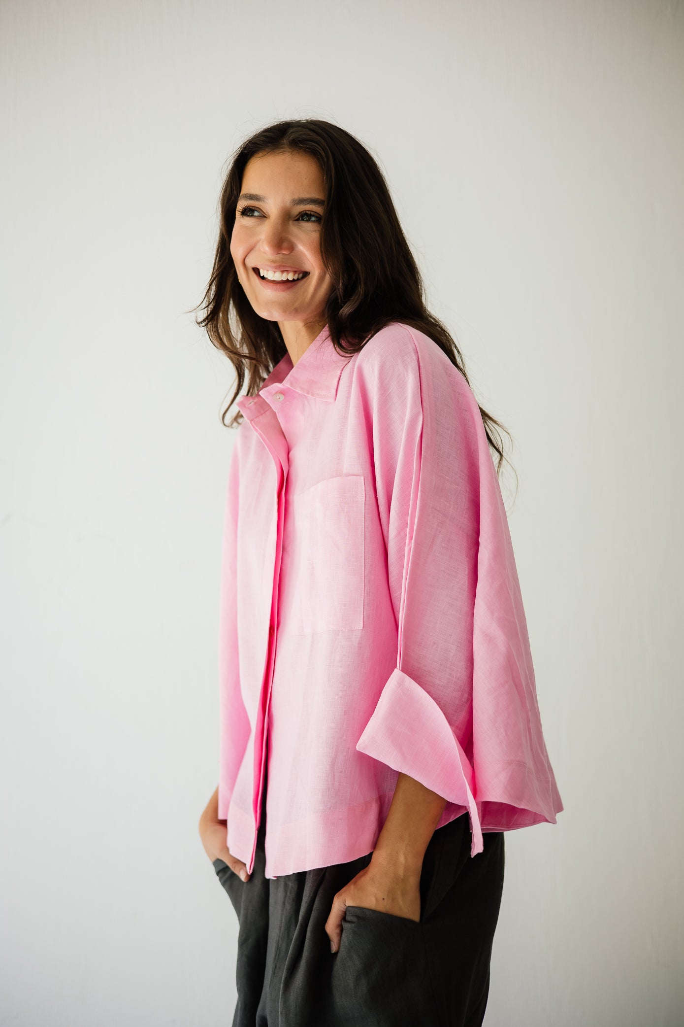 Butterfly Shirt In Pink