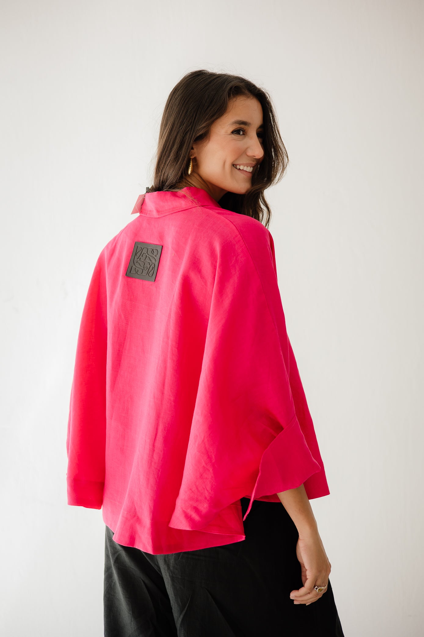 Butterfly Shirt In Fuchsia