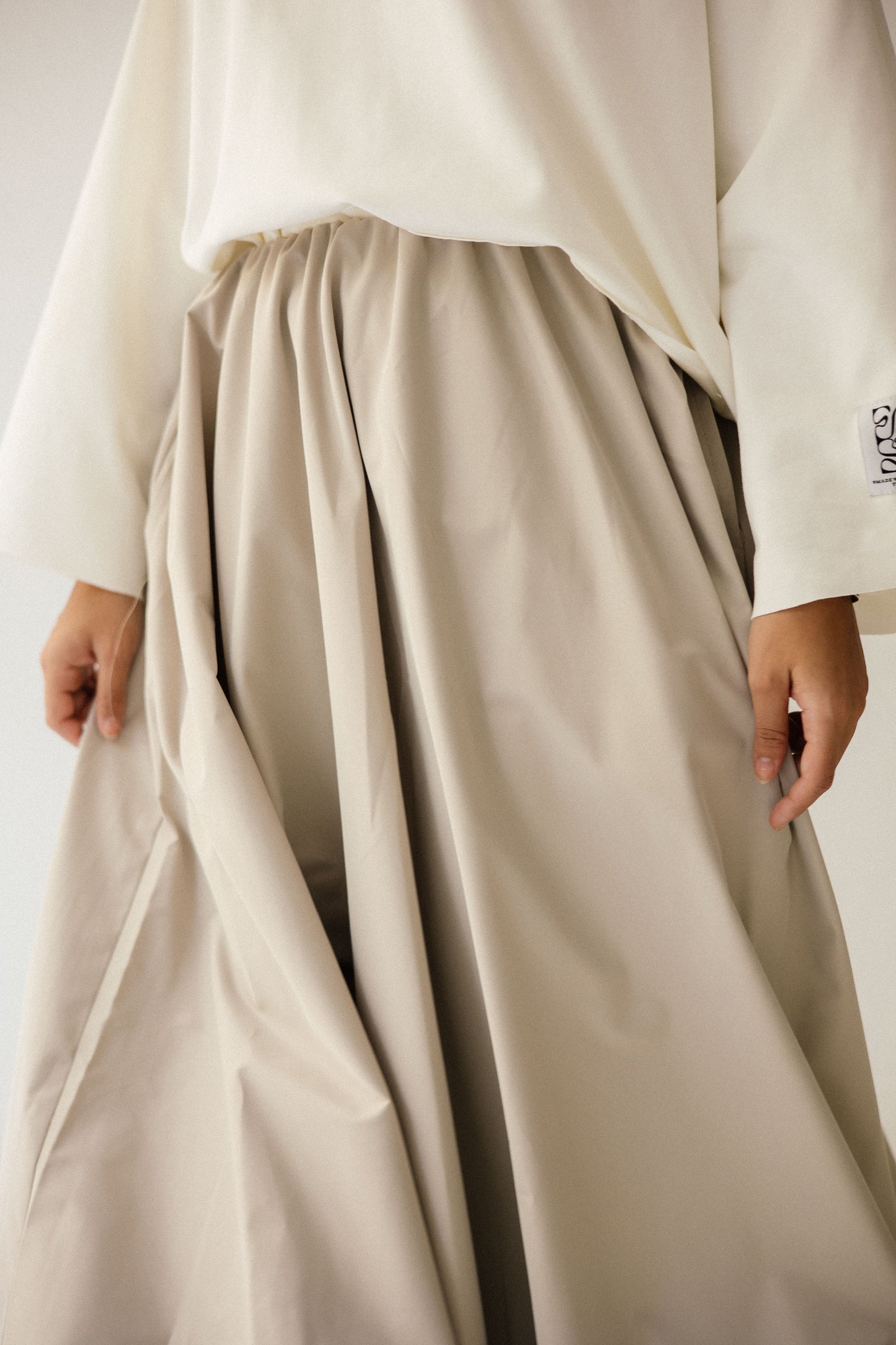 Balloon Skirt In Creamy