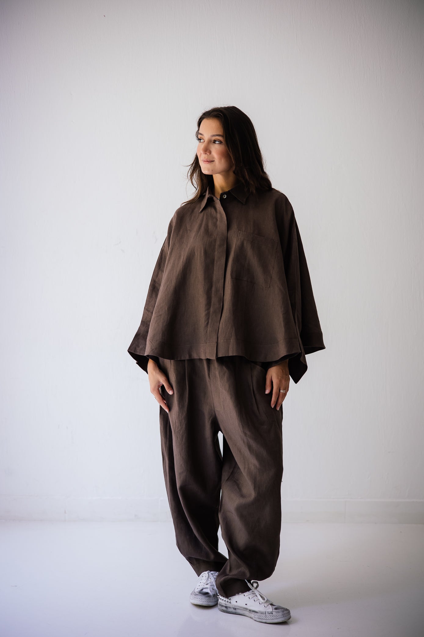 Butterfly Shirt In Brown