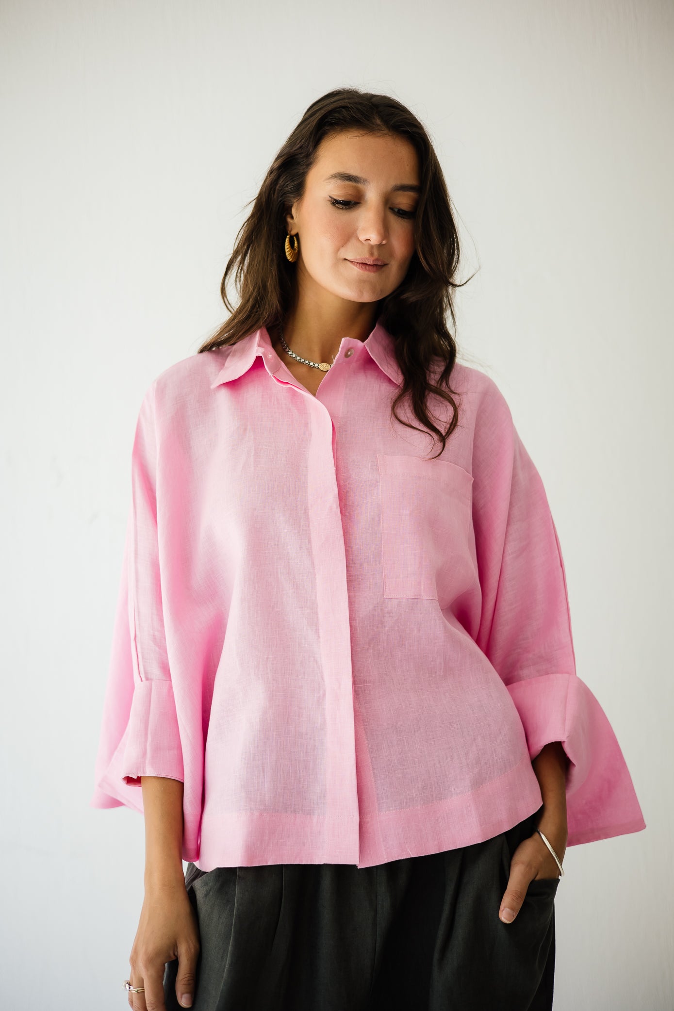 Butterfly Shirt In Pink
