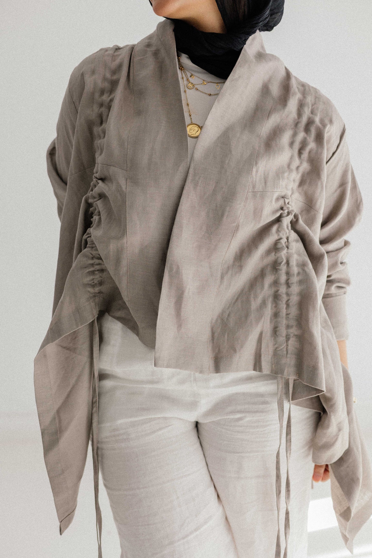 Elastic Kimono In Griesh