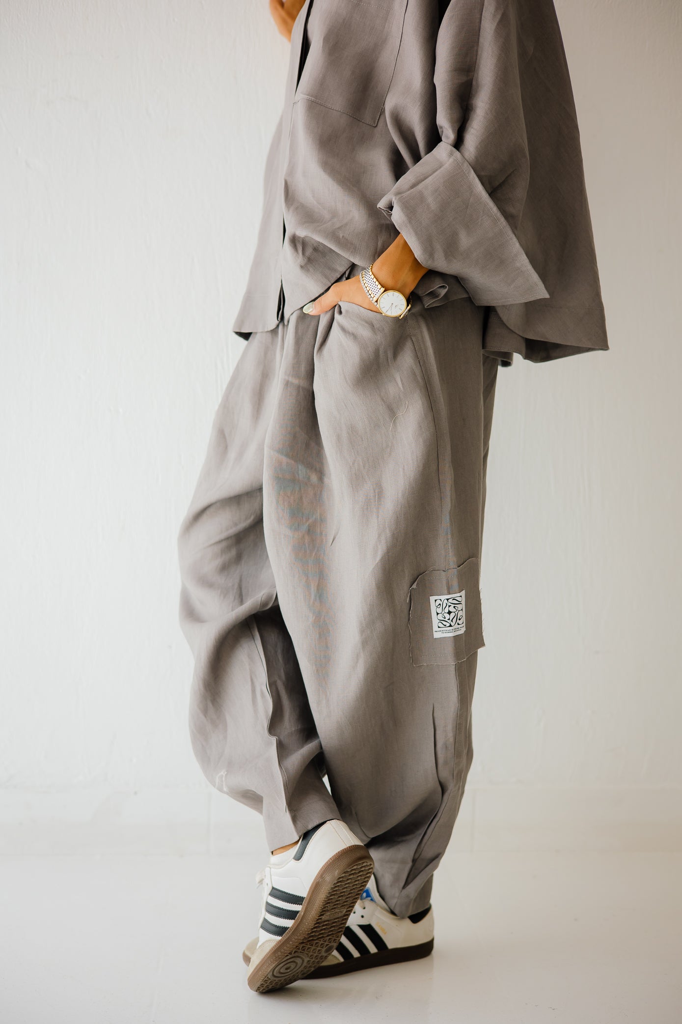 Balloon Pant In Grey