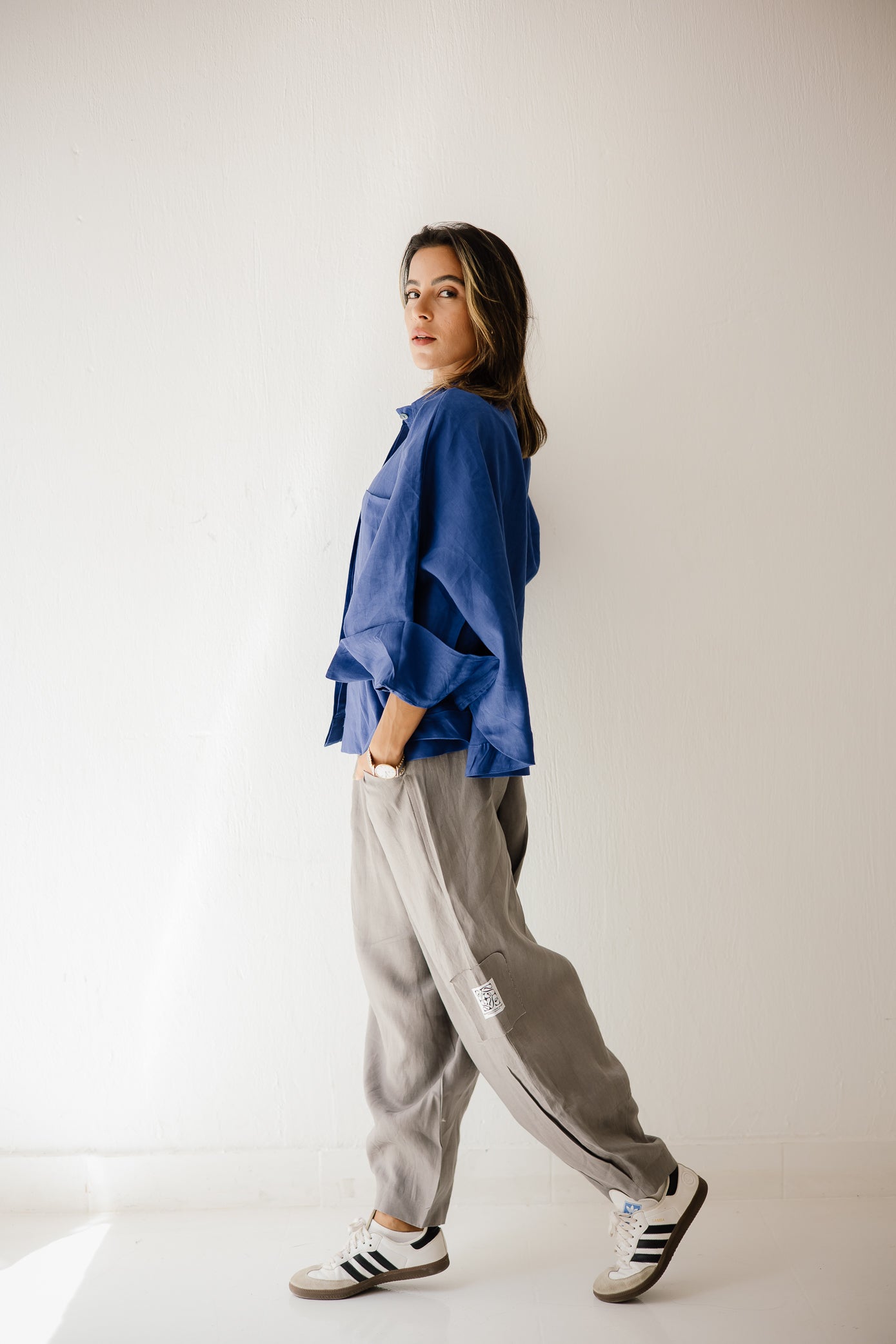 Butterfly Shirt In Royal Blue