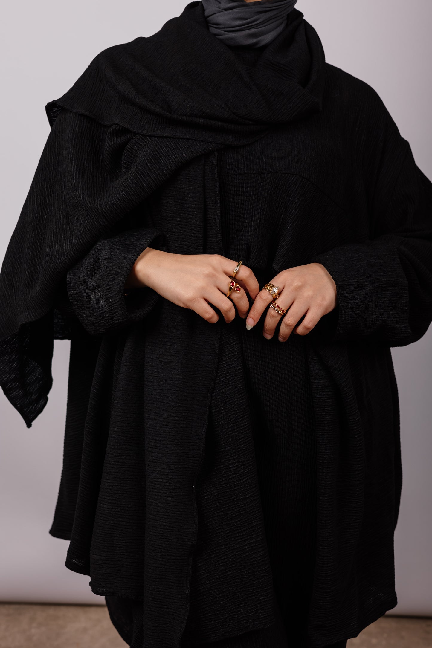 Crushed Set In Black