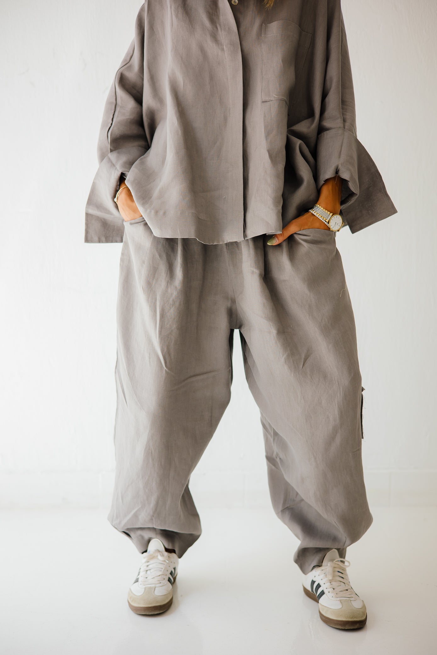Balloon Pant In Grey