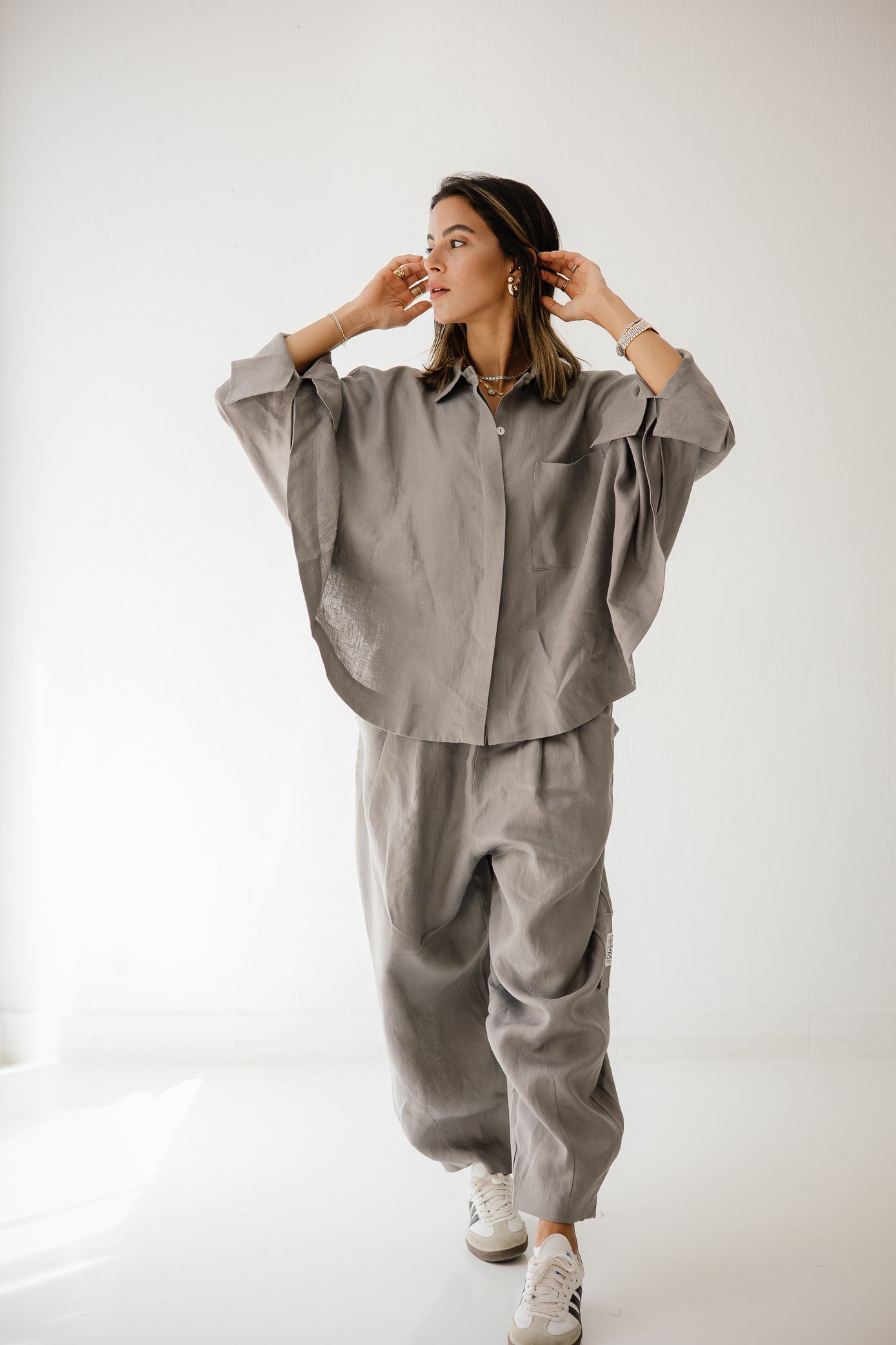 Balloon Pant In Grey