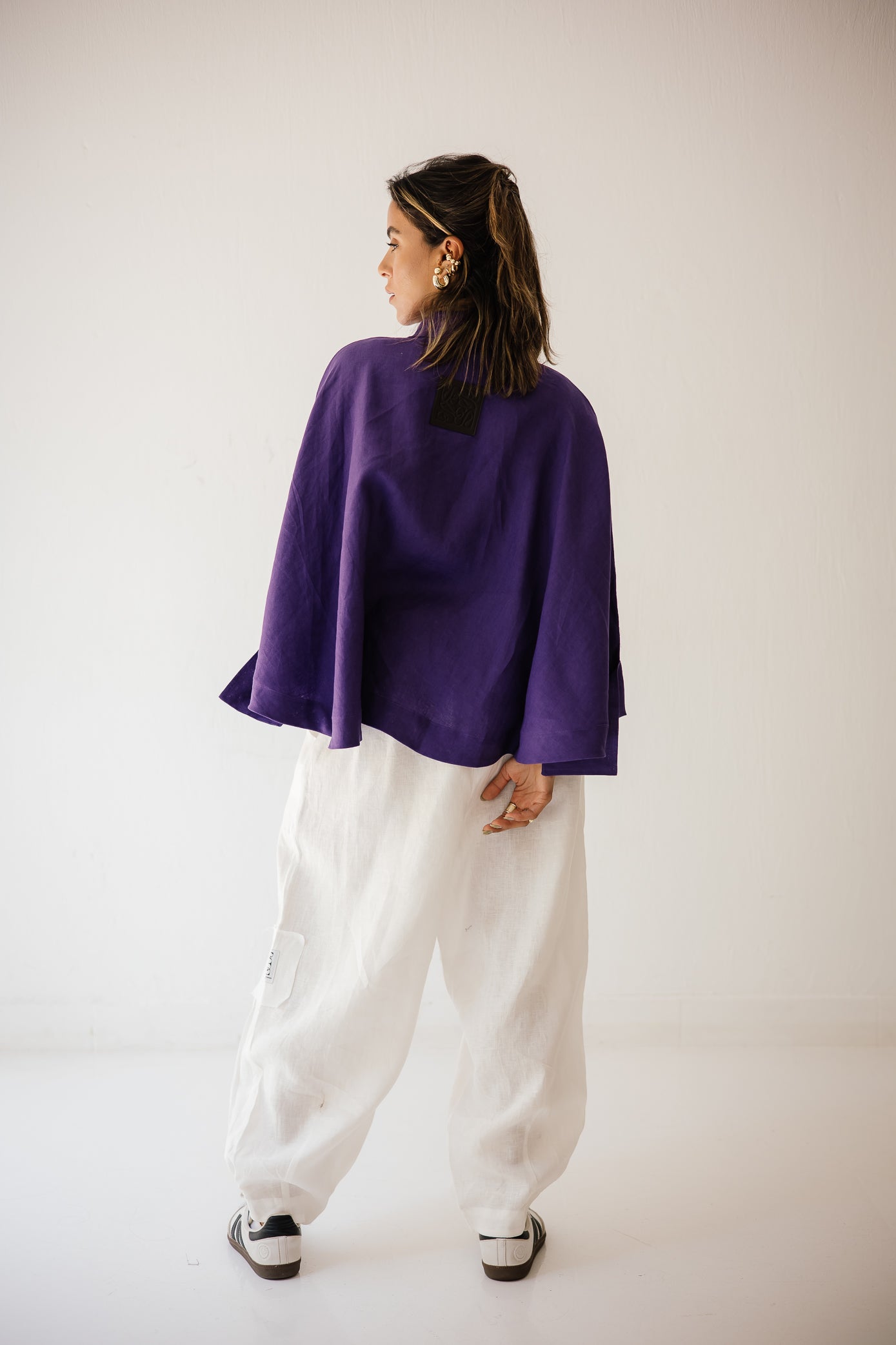 Balloon Pant In White
