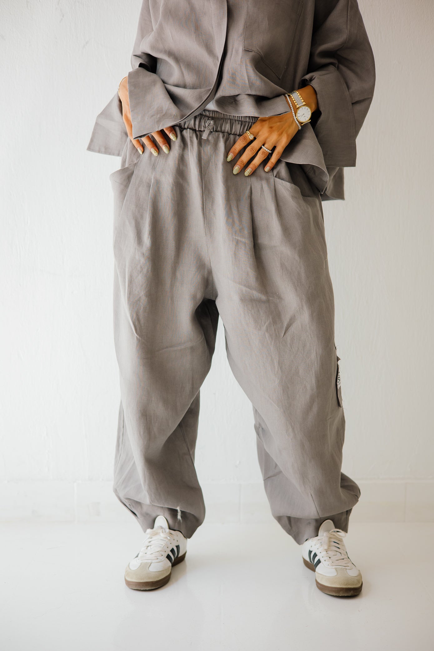 Balloon Pant In Grey