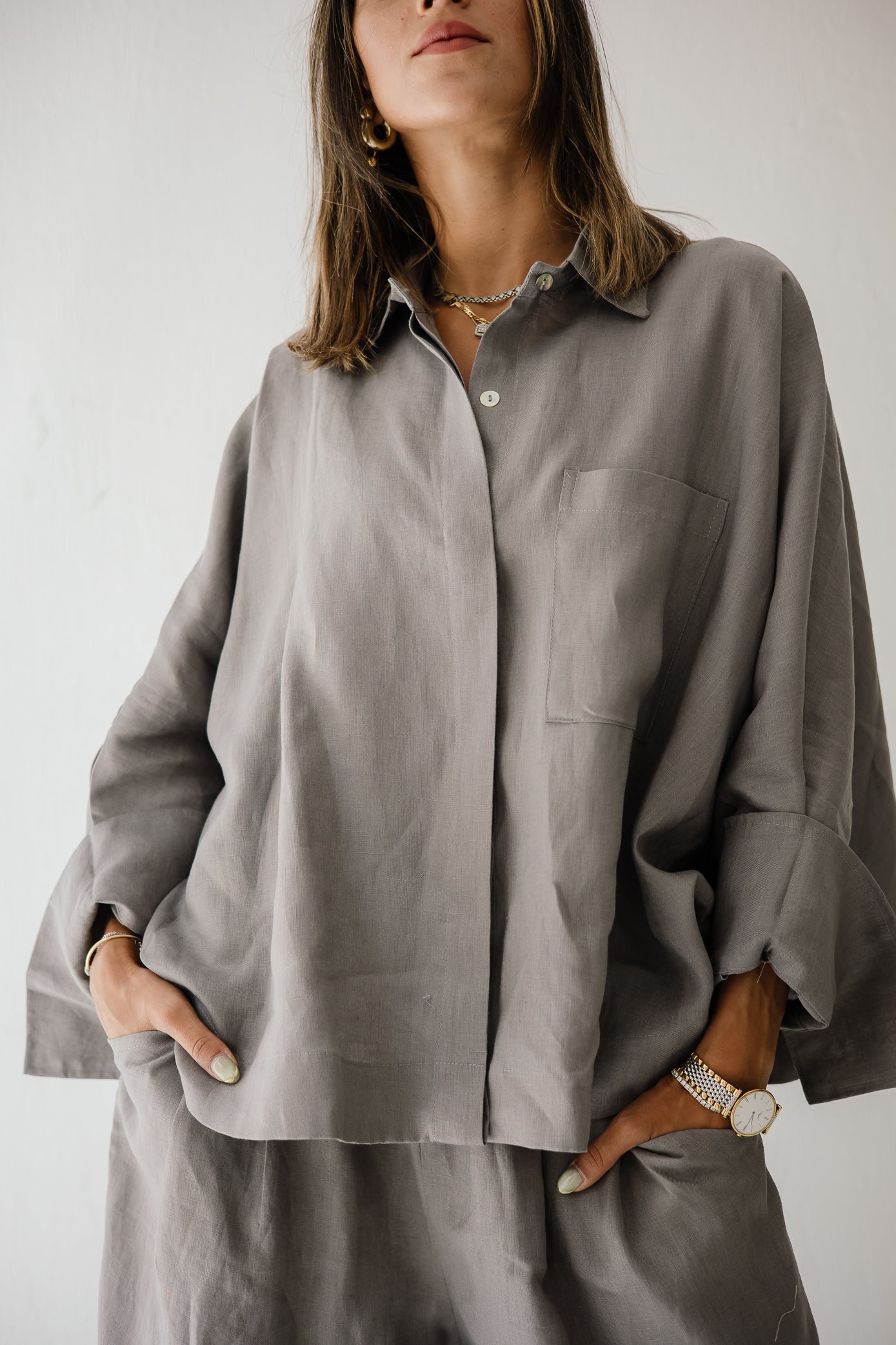 Butterfly Shirt In Grey