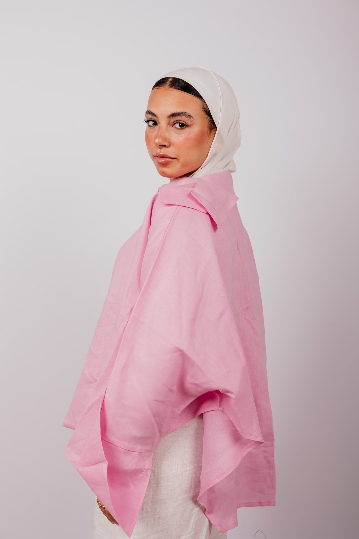 Collar Top In Pink